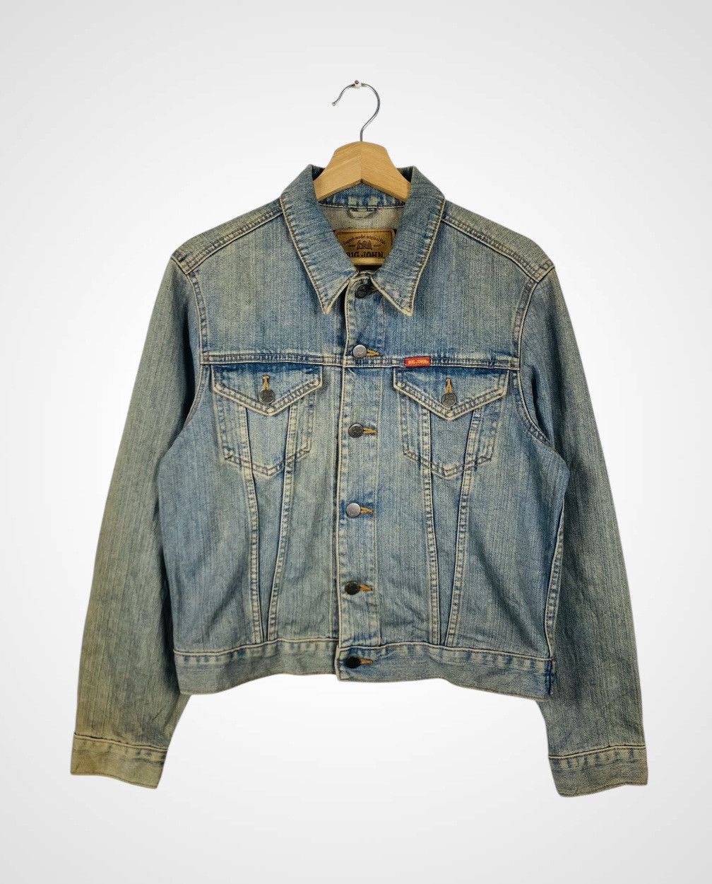 Big John Rare Vintage 90s Big John Denim Jacket Size US S / EU 44-46 / 1 - 1 Thumbnail