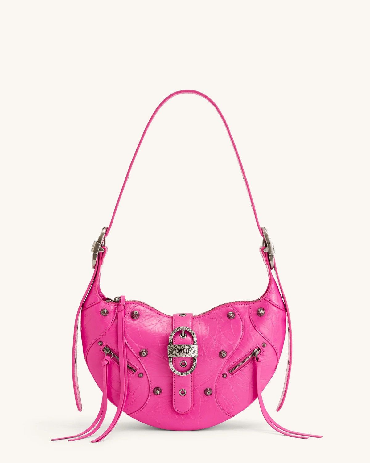Jw Pei Tessa Crushed Shoulder Bag in Pink, Women's