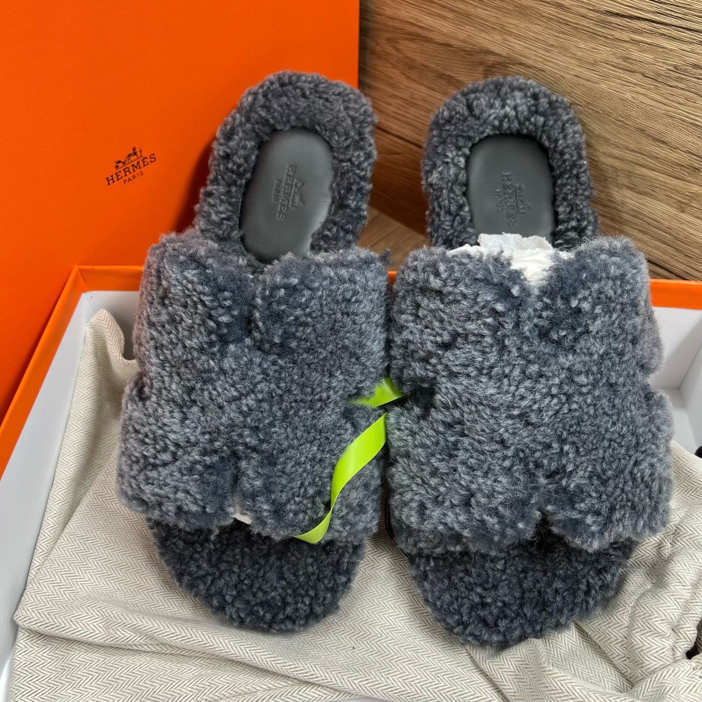 Hermes Hermes Gray Sandals us_10 Women Size US 10 / IT 40 - 1 Thumbnail