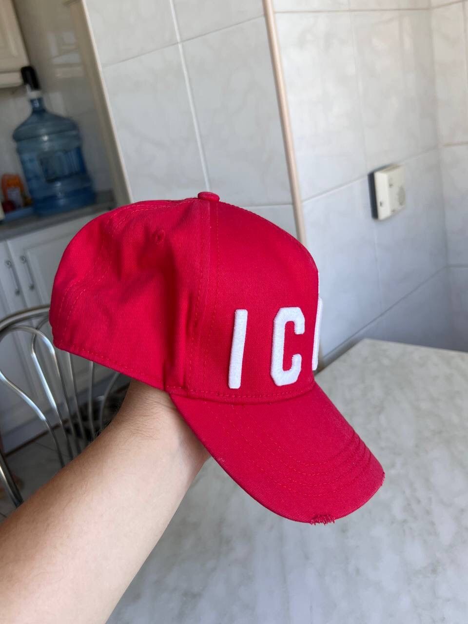 Dsquared2 Vintage Dsquared2 ICON 2000s hat cap red white 3D logo Y2K Size ONE SIZE - 11 Thumbnail