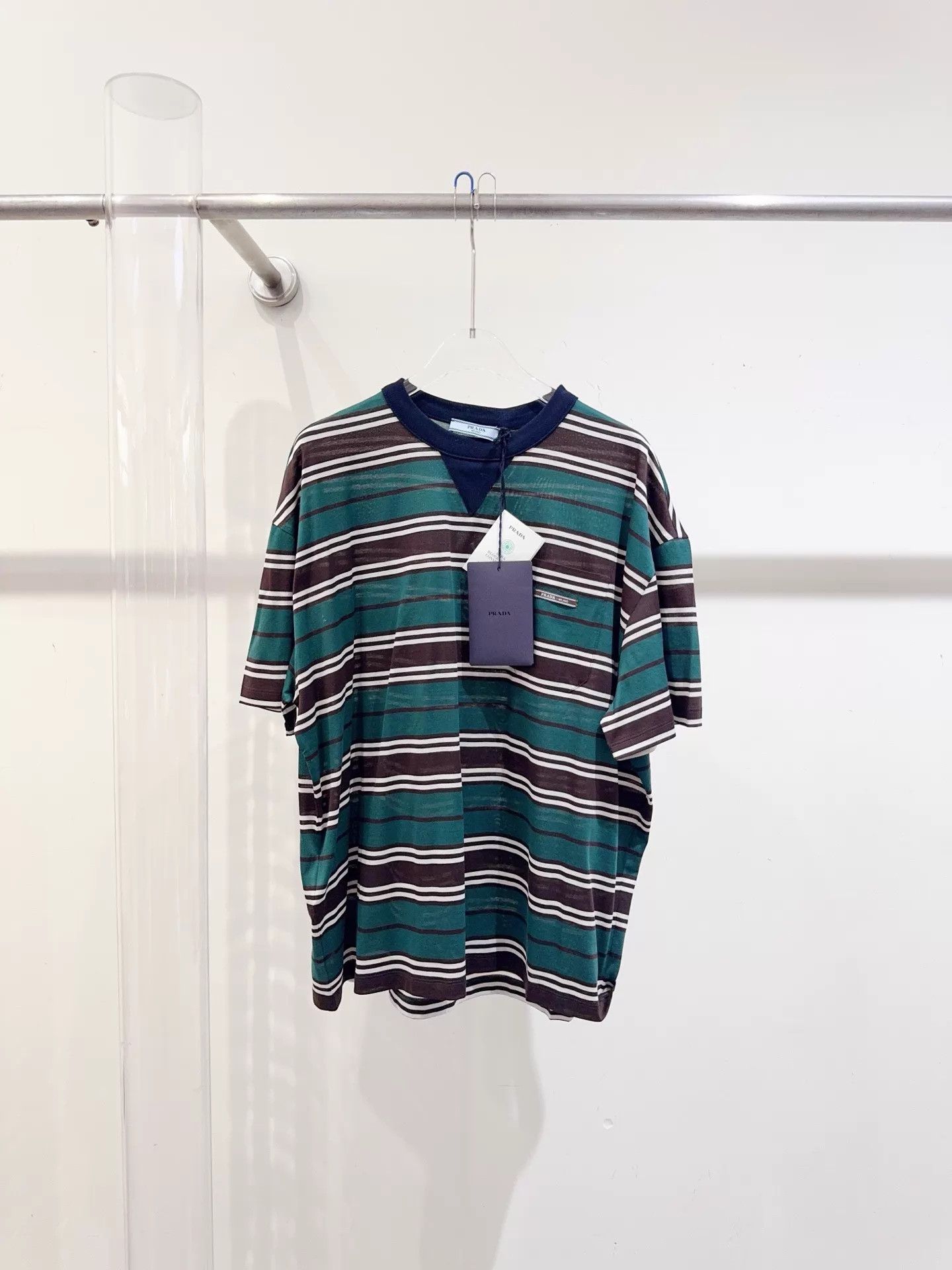 Prada Prada Women's 25SS Short Sleeve T-Shirt Size 38 Size XS / US 0-2 / IT 36-38 - 1 Thumbnail