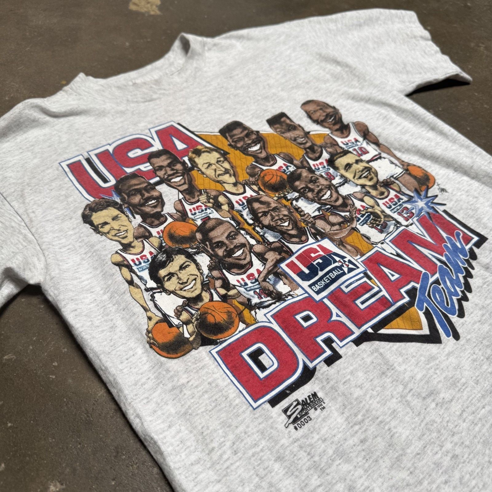 Salem Sportswear 1992 Dream Team T-Shirt Salem Sportswear Sz S - Stark Size US S / EU 44-46 / 1 - 5 Thumbnail