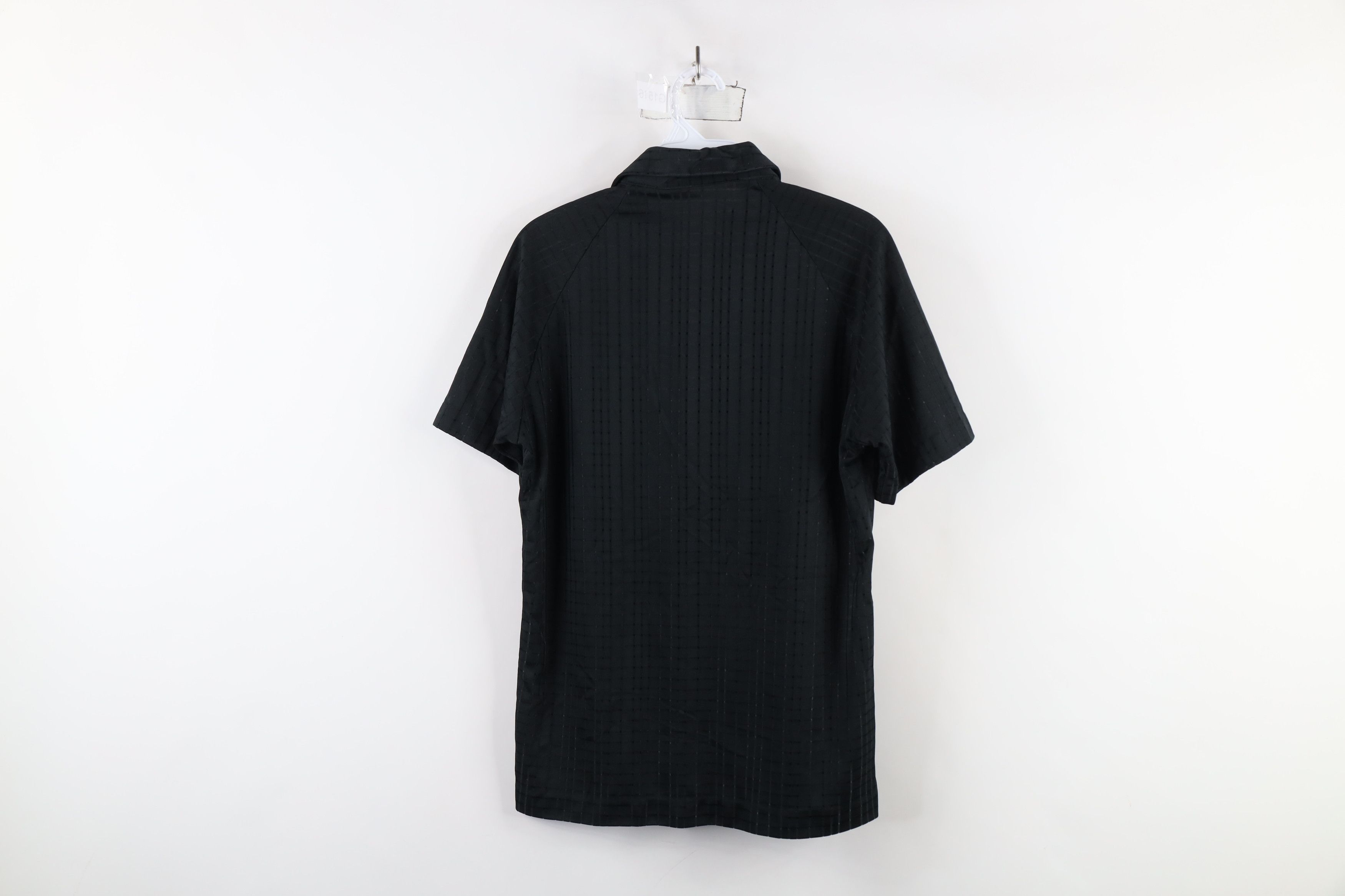 Vintage Vintage 70s Streetwear Checkered Polo Shirt Black USA Size US M / EU 48-50 / 2 - 12 Thumbnail