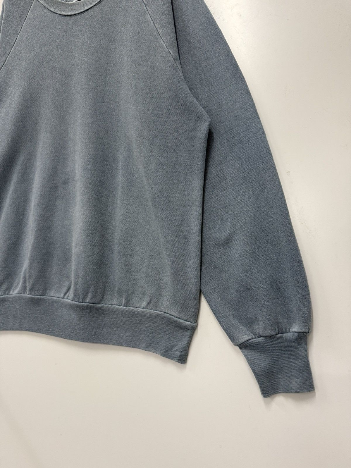 Anvil 🔥 90's Anvil Dyed Blue Plain Made in USA Plain Sweatshirt -L Size US M / EU 48-50 / 2 - 3 Thumbnail