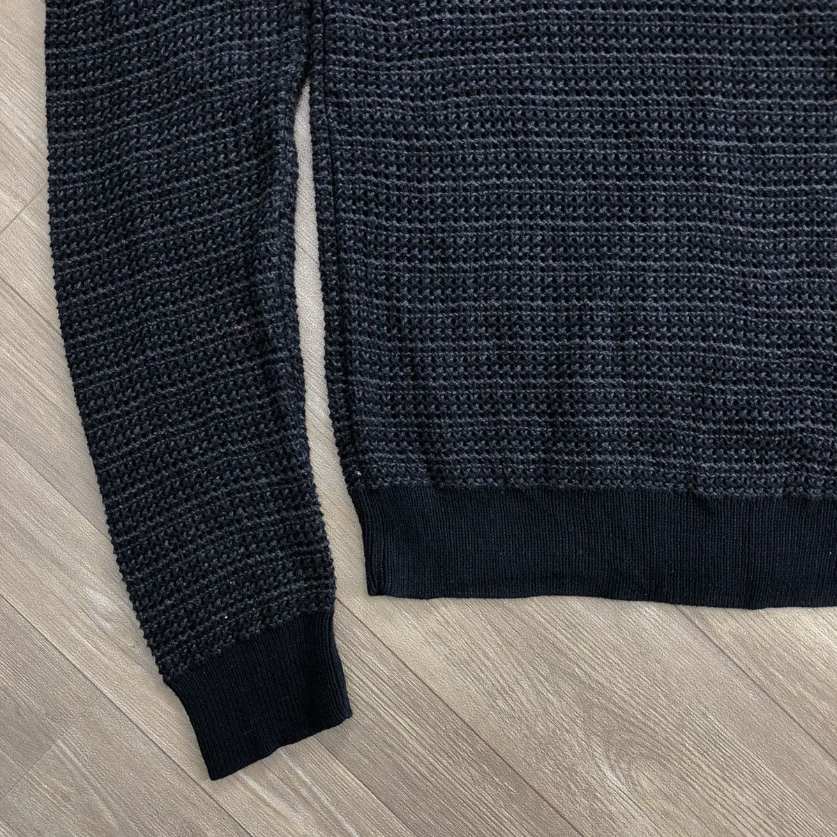 A.P.C. × Designer × Vintage Vintage A.P.C. Semi-Sheer Transparency Knit Sweater Grunge Size US S / EU 44-46 / 1 - 6 Thumbnail