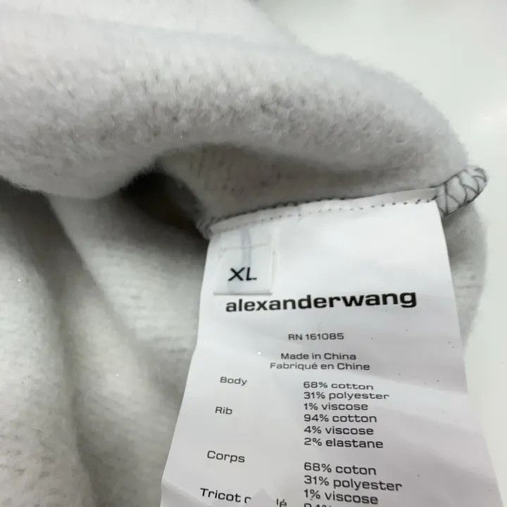 Alexander Wang Alexander Wang Gray Oversized Sweatshirt with Logo - Size XL / US 12-14 / IT 48-50 - 5 Thumbnail
