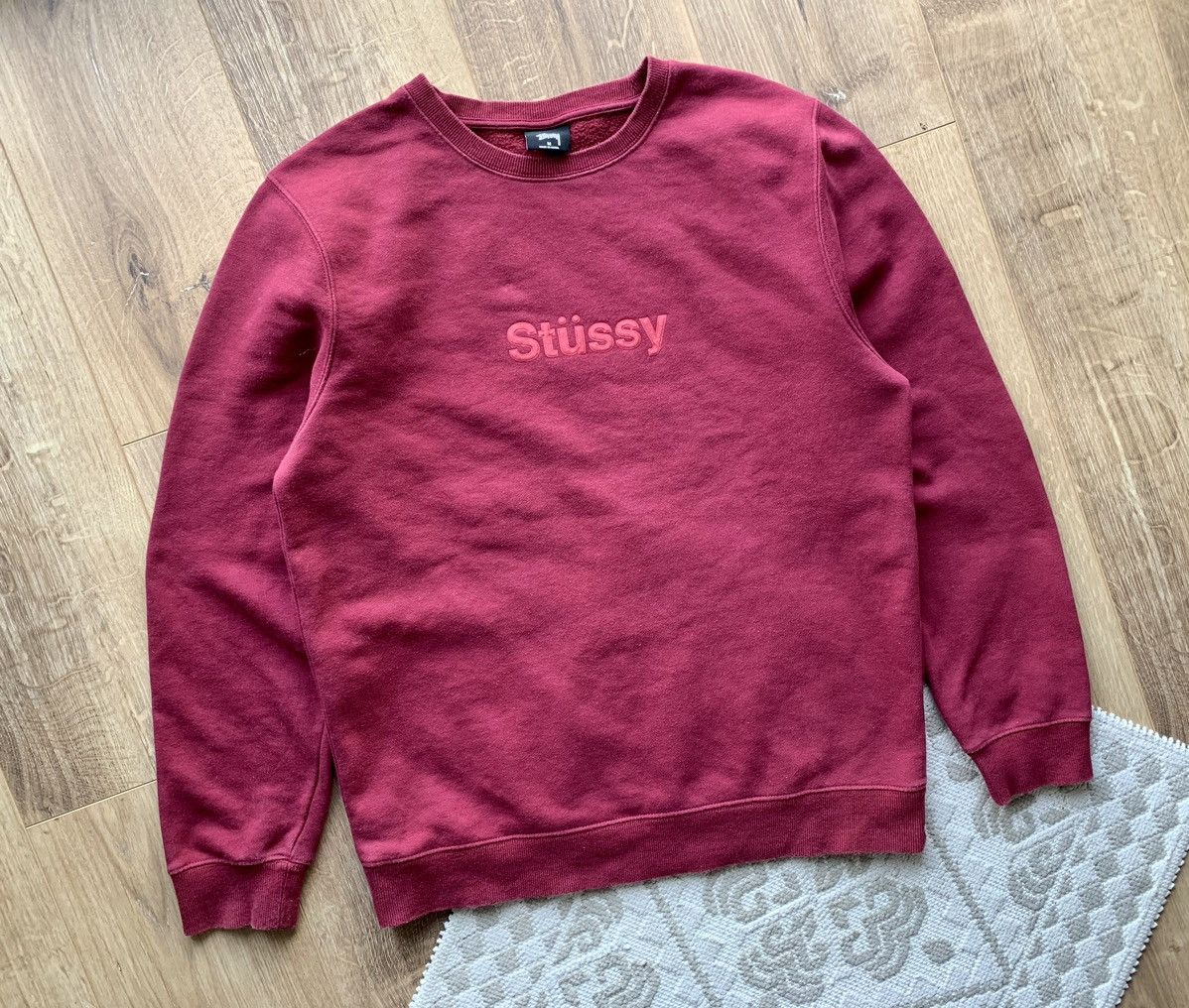 Stussy Vintage STUSSY center logo sweatshirt Size US M / EU 48-50 / 2 - 2 Thumbnail