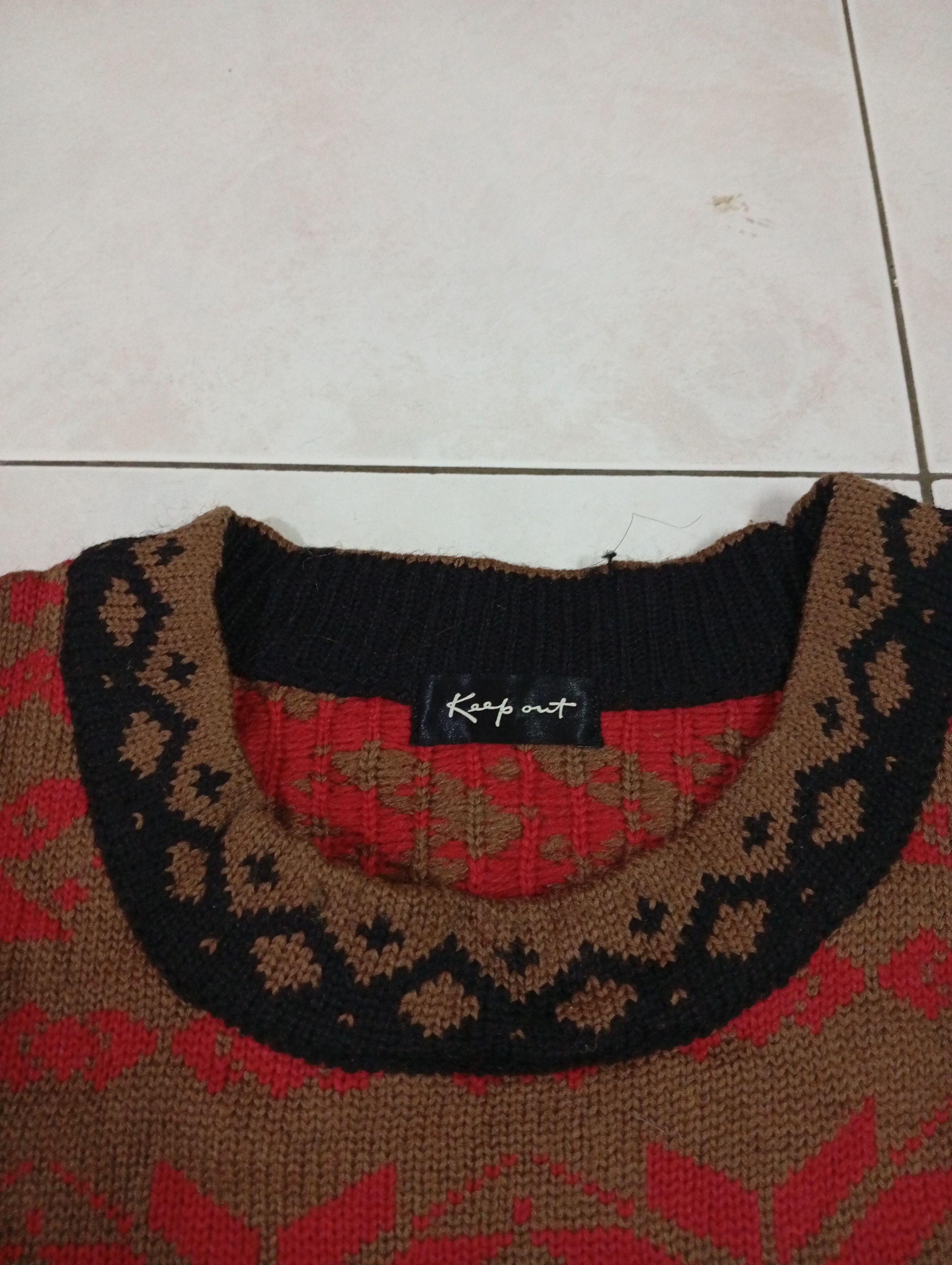 Japanese Brand SWEATER KNITWEAR X KEEP OUT Size US M / EU 48-50 / 2 - 7 Thumbnail