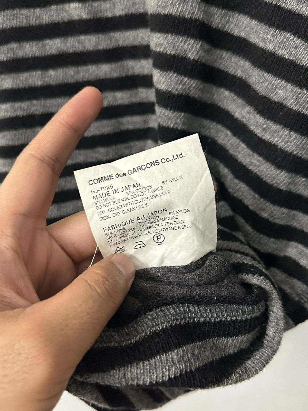 Comme des Garcons AW13 Comme des Garcons Stripes Mohair Sweater L/S Size US M / EU 48-50 / 2 - 8 Thumbnail