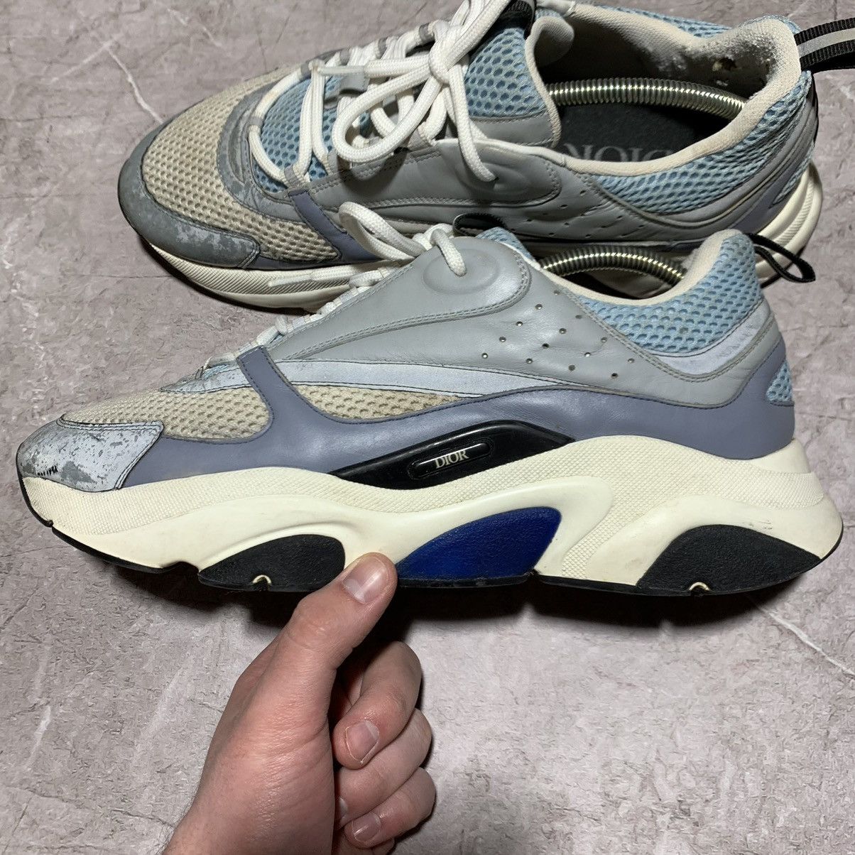 Dior Christian Dior b22 sneakers distressed Size US 13 / EU 46 - 2 Thumbnail