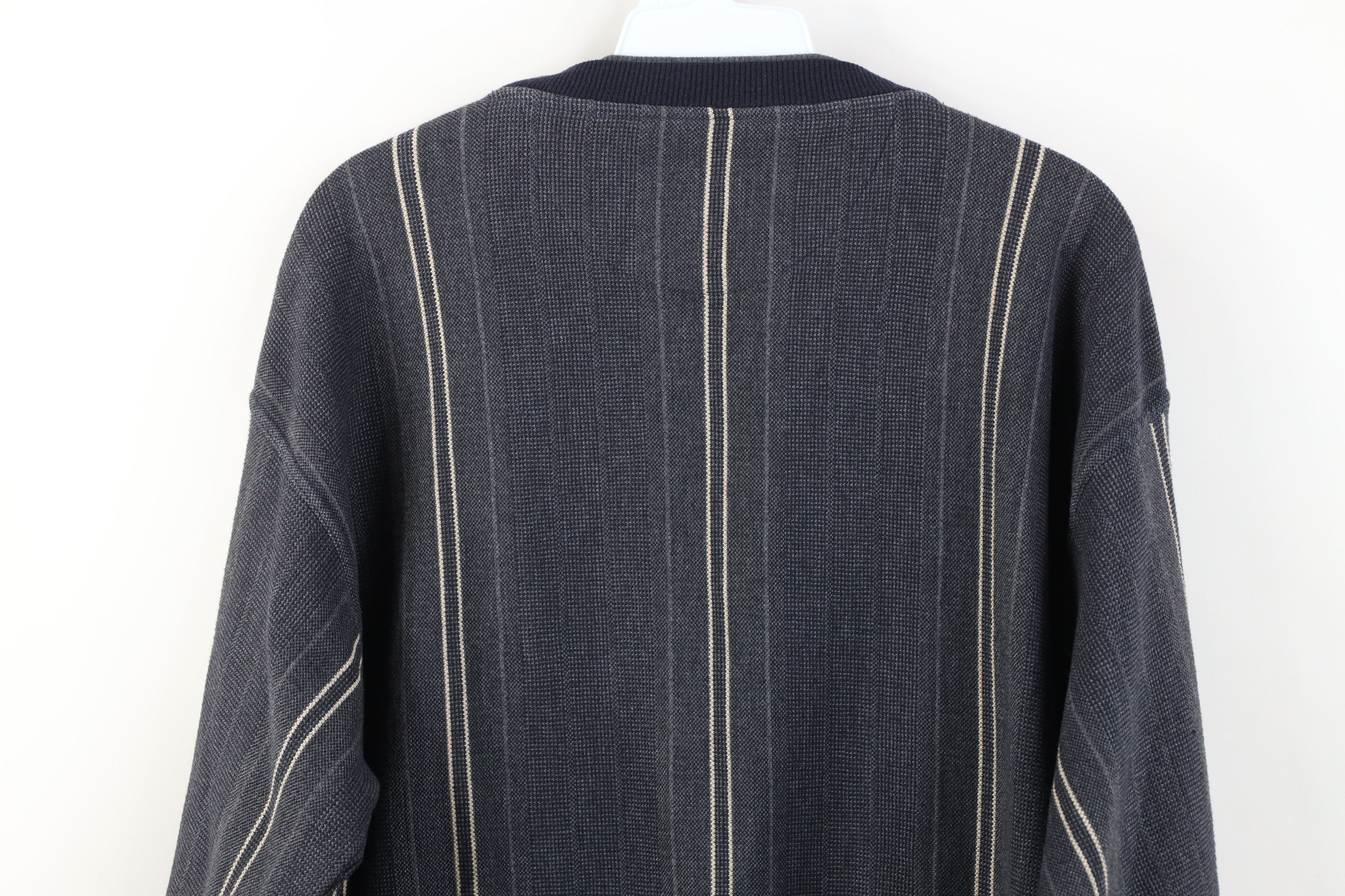 Vintage Vintage 90s Streetwear Thermal Knit Crewneck Sweatshirt Size US XL / EU 56 / 4 - 9 Thumbnail