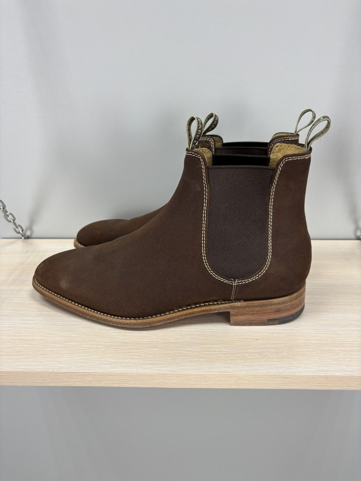 Barker Mens shoes Barker England Size 8 Color Brown Size US 8 / EU 41 - 7 Thumbnail