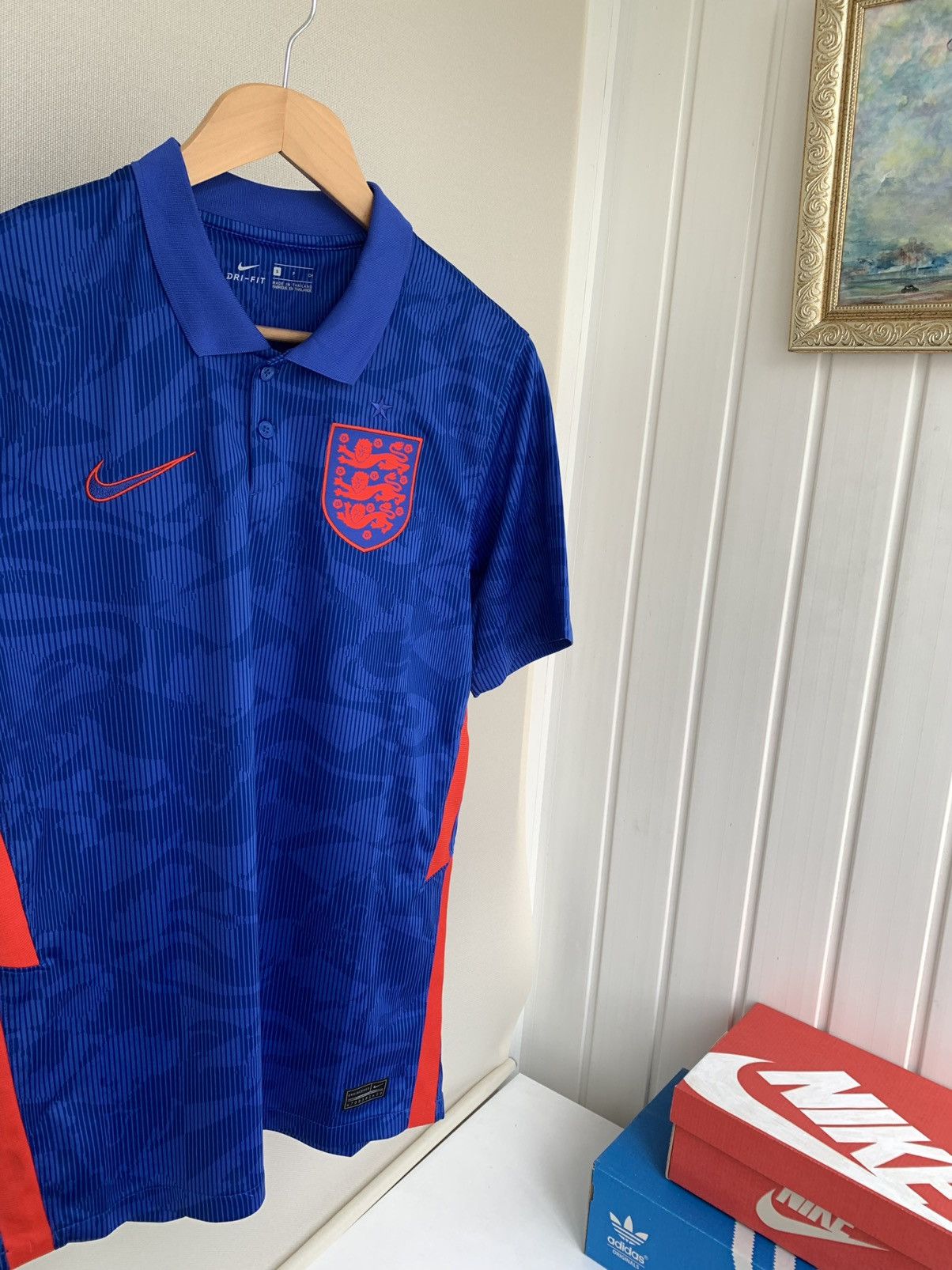 Nike Nike England 2020-2021 Away Soccer Shirt Size L Size US L / EU 52-54 / 3 - 2 Thumbnail