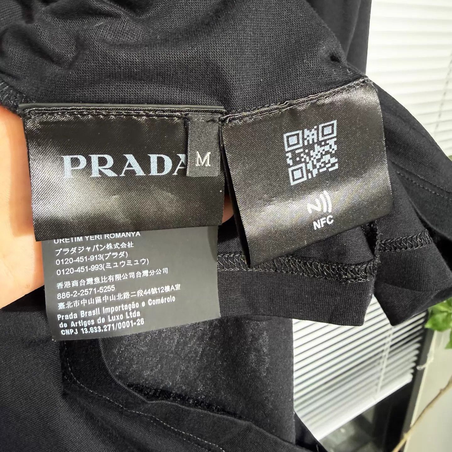 Prada Prada SS T-Shirt Ocean Mermaid Anchor Black M Triangle Size US M / EU 48-50 / 2 - 3 Thumbnail