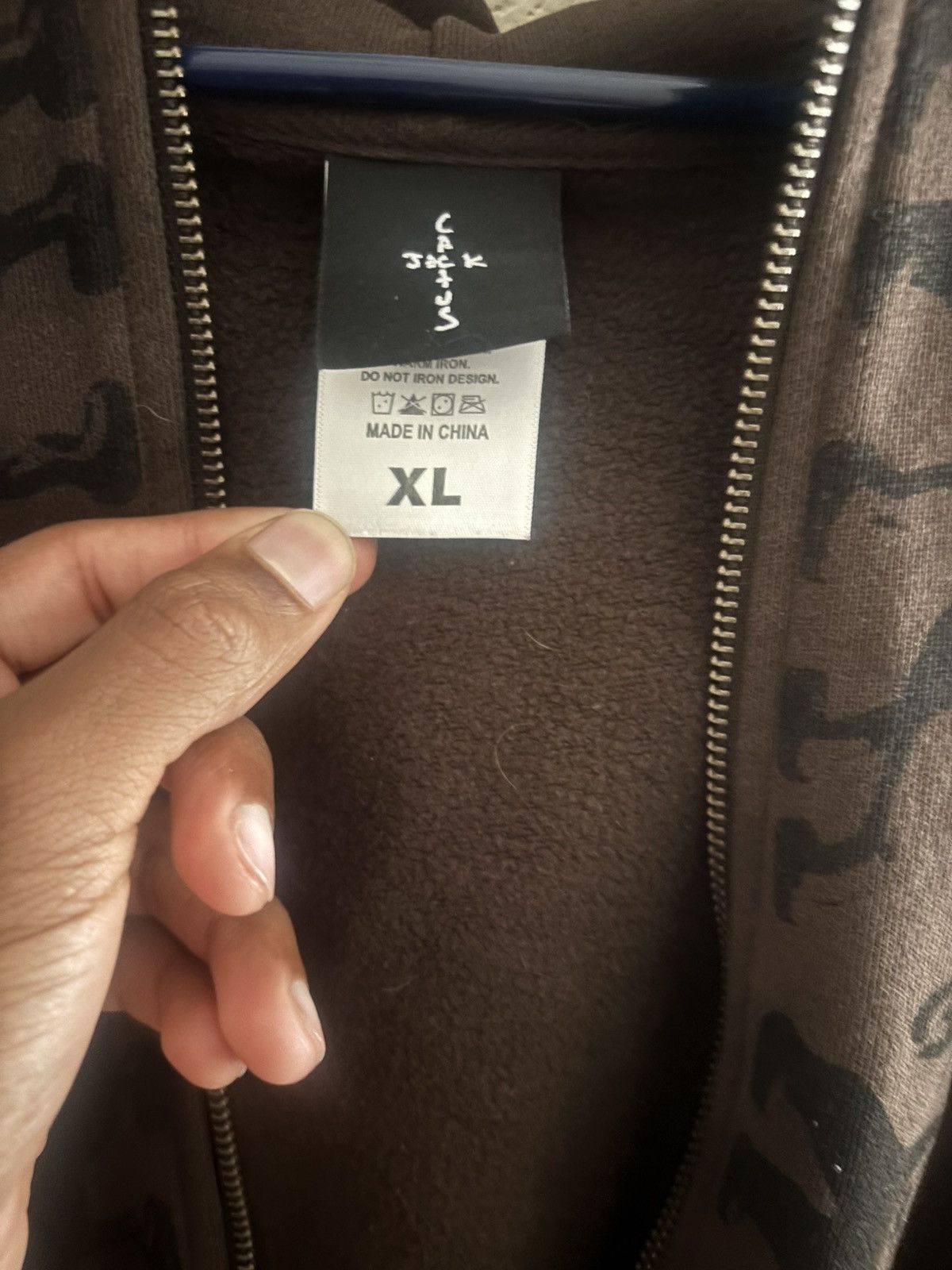 Travis Scott XL Cactus Jack Zip Up Size US XL / EU 56 / 4 - 4 Thumbnail