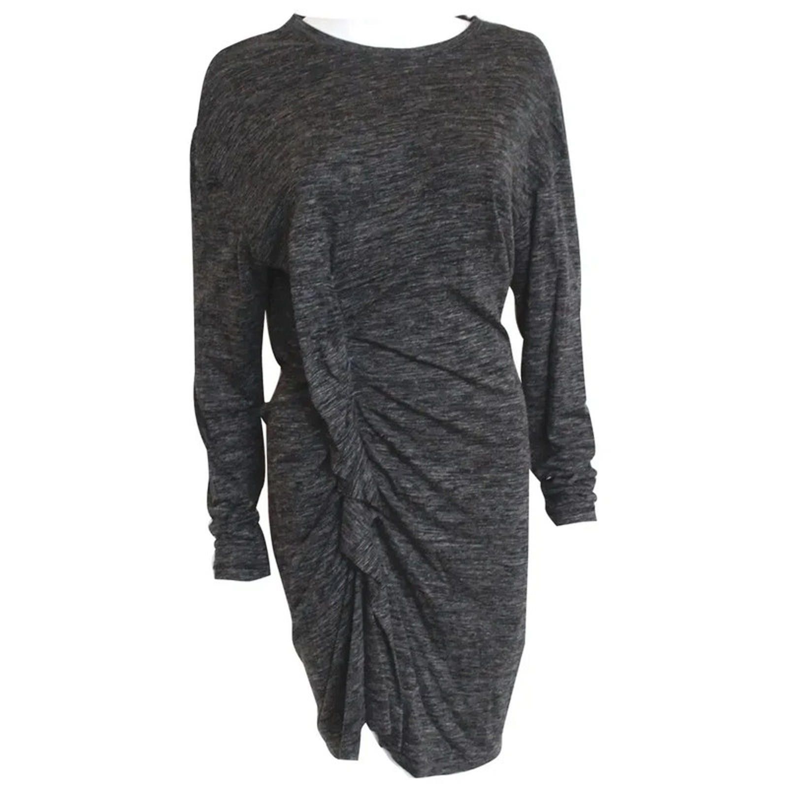 Isabel Marant Isabel Marant Étoile Madelia Grey Knit Jersey Dress UK 12 Size M / US 6-8 / IT 42-44 - 1 Thumbnail