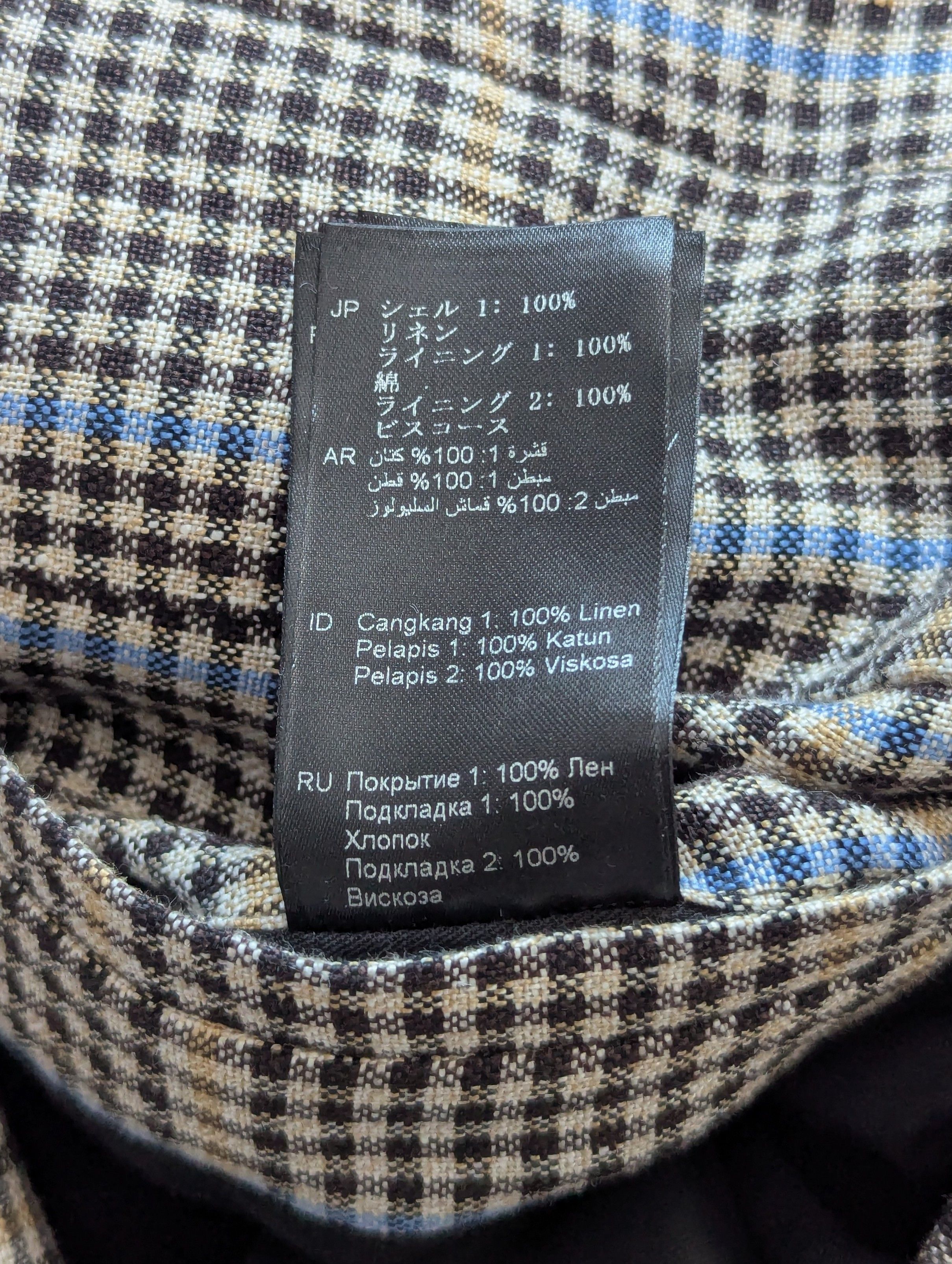 Samsoe Samsoe Samsoe Samsoe Belek Jacket Black Check Havana Fabric Luxury Size US S / EU 44-46 / 1 - 15 Thumbnail
