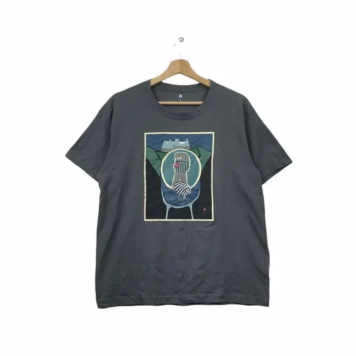 Montbell Vtg MONTBELL PICASSO ARTWORK Painting Tee Shirt Outdoor Size US M / EU 48-50 / 2 - 1 Thumbnail