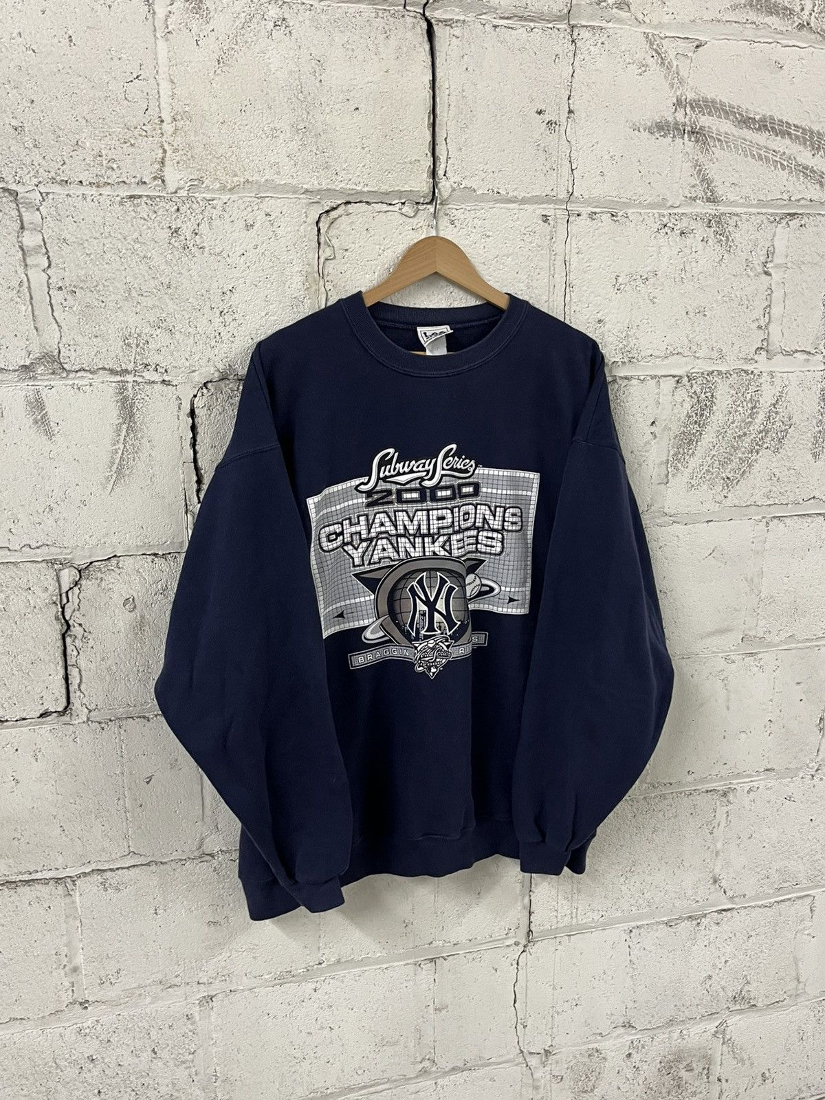 New York Yankees NY Yankees vintage Lee sports boxy fit crewneck sports 90s Size US L / EU 52-54 / 3 - 3 Thumbnail