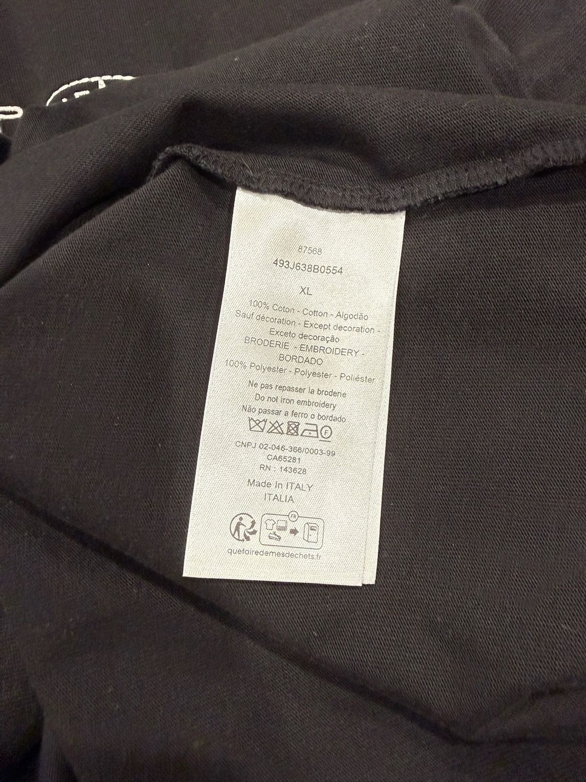 Dior Dior Stone Island Logo T Shirt Size US XL / EU 56 / 4 - 6 Thumbnail