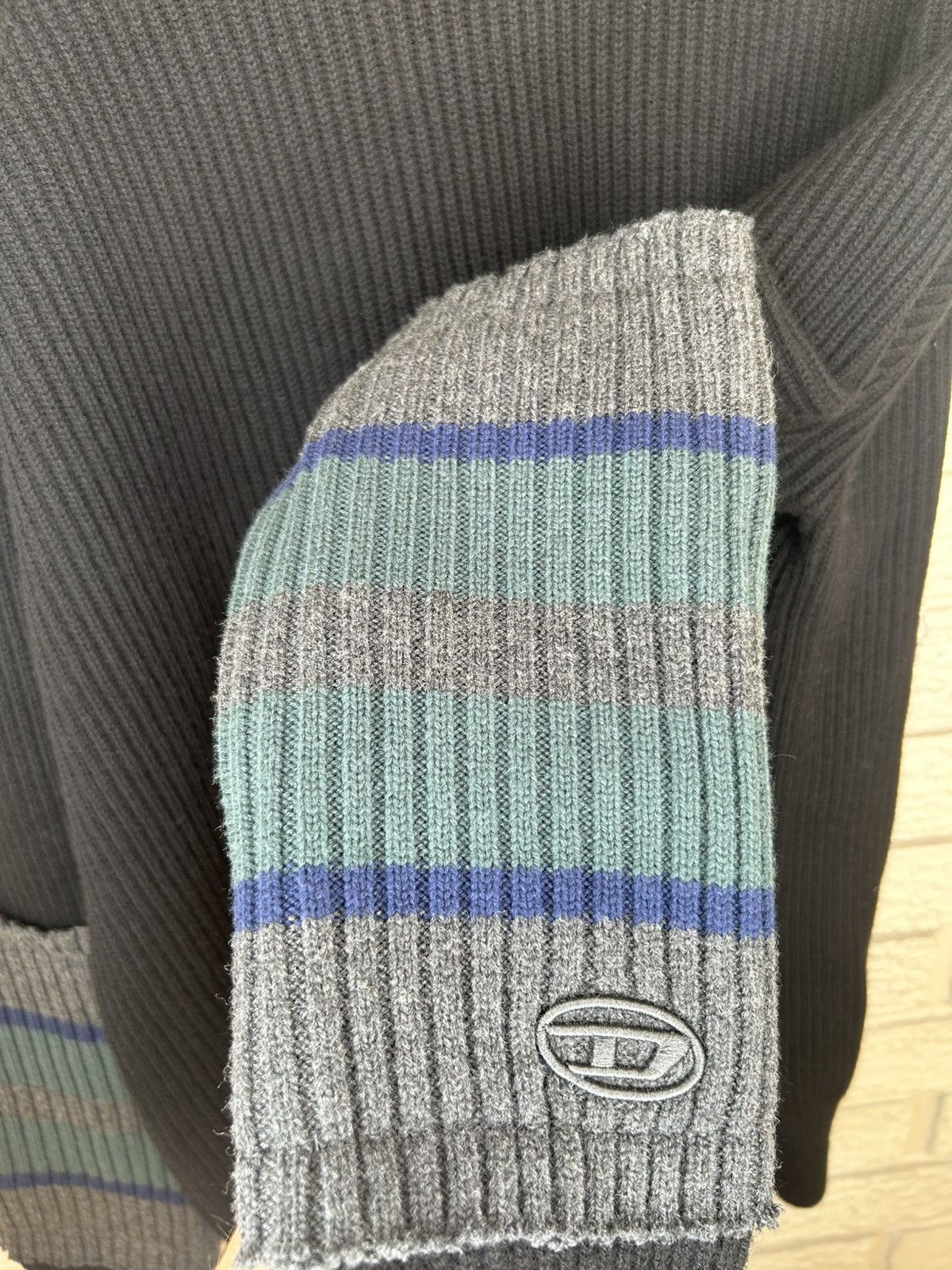 Diesel Diesel K Liff Rib Knit Wool Sweater Size US L / EU 52-54 / 3 - 2 Thumbnail
