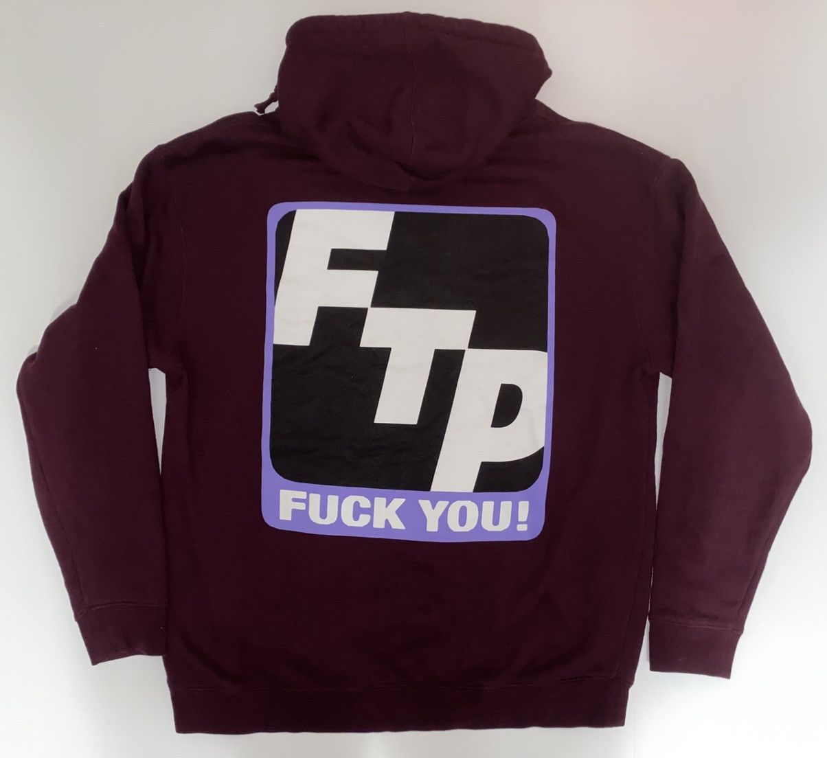 Fuck The Population FTP Fuck You Hoodie Burgundy Size US L / EU 52-54 / 3 - 2 Thumbnail