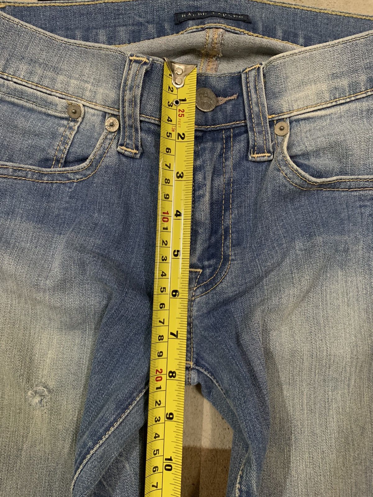 Ralph Lauren Vintage Ralph Lauren Skinny Blue Washed Jeans Size 26 Size 26" / US 2 / IT 38 - 17 Thumbnail