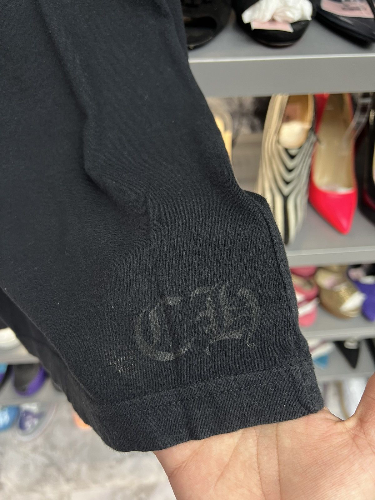 Chrome Hearts Chrome Hearts Side T Bar Black Tee Size US S / EU 44-46 / 1 - 6 Thumbnail
