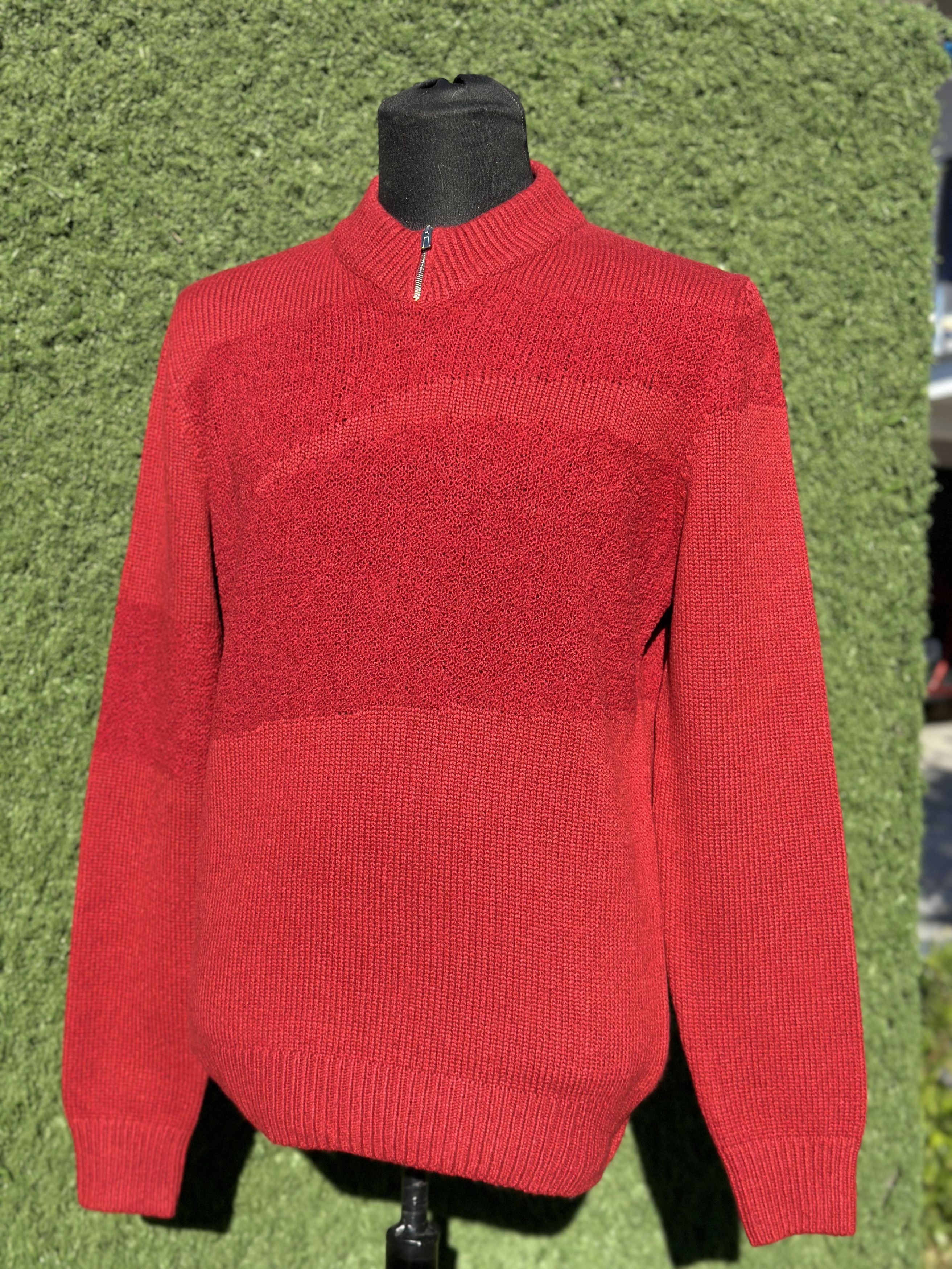 Hermes Rare Hermès Cashmere Blend Half-Zip Knit Sweater Size XL Size US XL / EU 56 / 4 - 1 Thumbnail