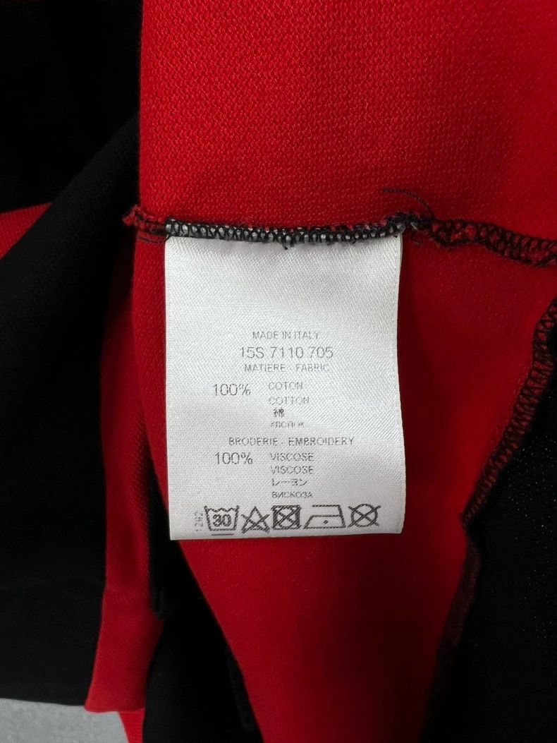 Givenchy Givenchy Black and Red Embroidered Five-Star Short Sleeve Size US L / EU 52-54 / 3 - 4 Thumbnail