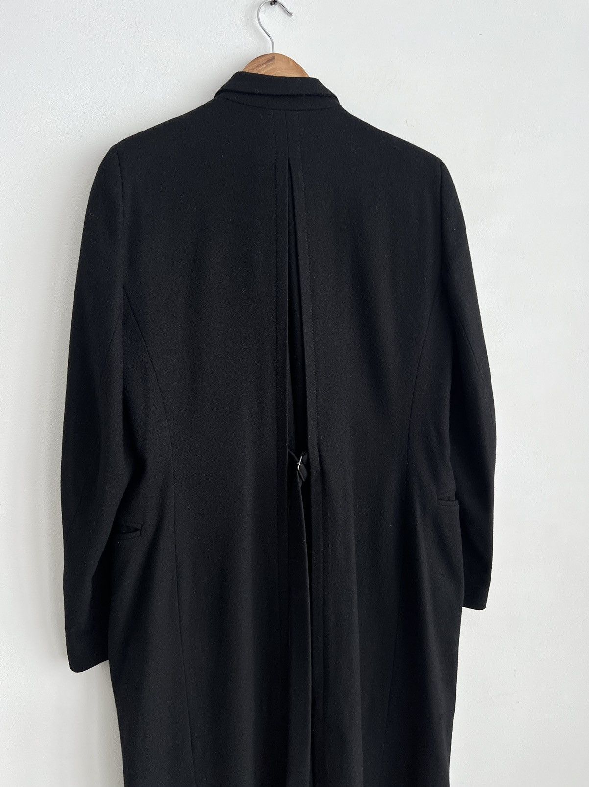 Ann Demeulemeester Ann Demeulemeester Wool Fleece Maxi Long Coat Double Belt Size S / US 4 / IT 40 - 6 Thumbnail