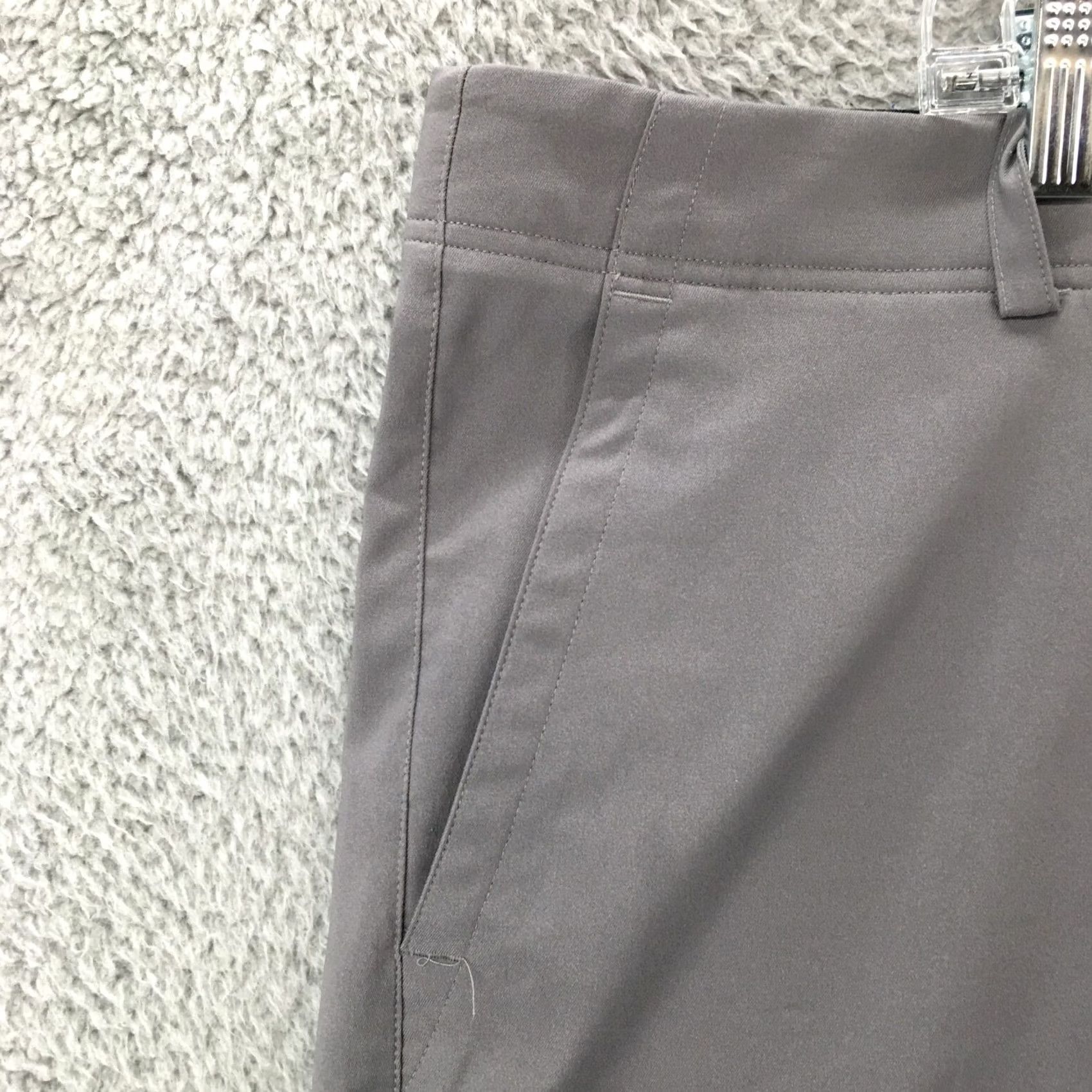 Nike Nike Dri-Fit Chino Shorts Mens 42 Gray Side Pocket Flat Front Zip Size US 42 / EU 58 - 2 Thumbnail