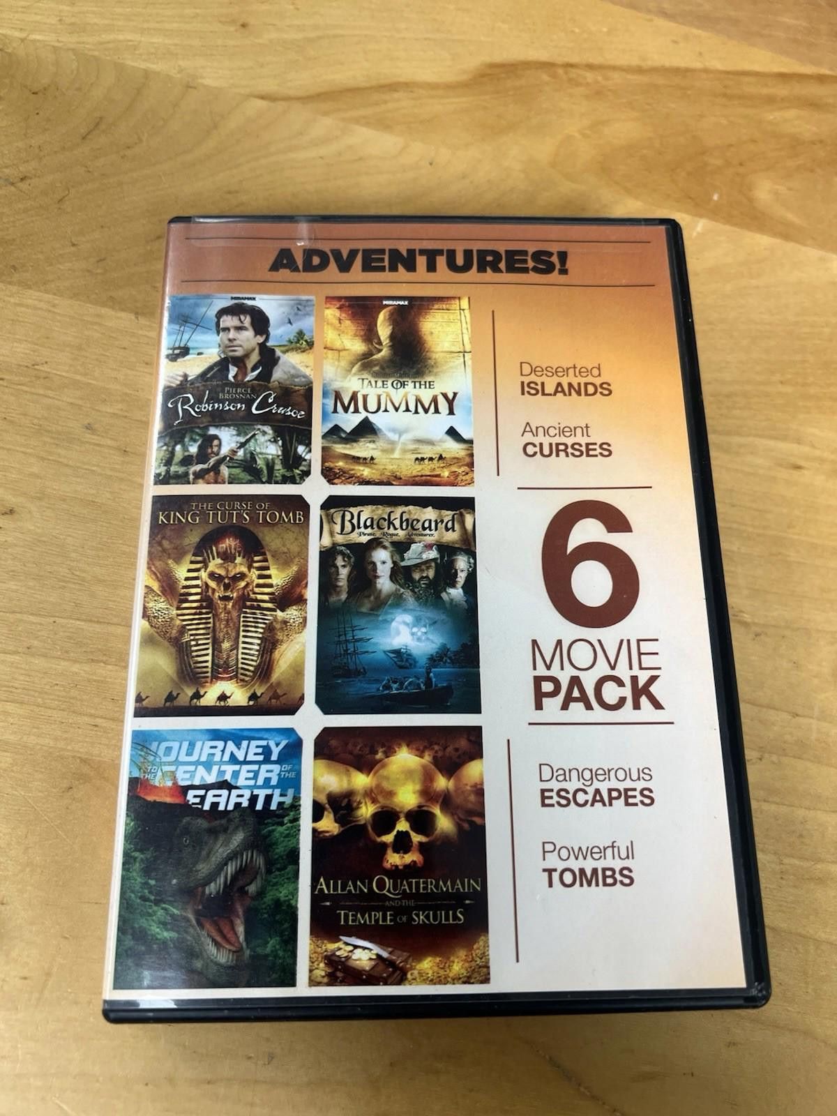 Other 6-Movie Pack: Adventure! DVDs Size ONE SIZE - 2 Thumbnail