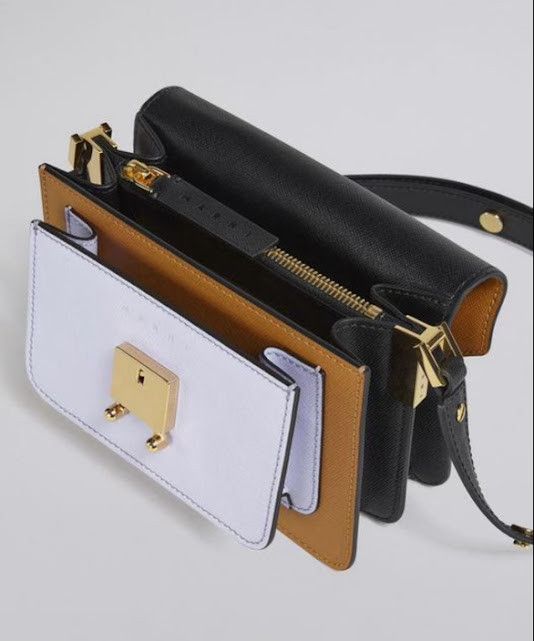 Marni o1w1db11024 Size: OS / Leather Trunk Shoulder Bag Size ONE SIZE - 2 Thumbnail