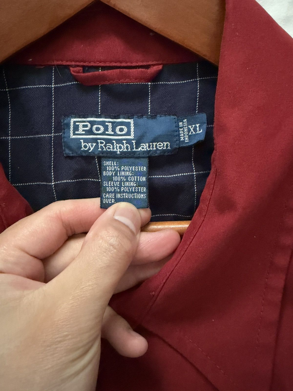 Polo Ralph Lauren Vintage 90s Ralph Lauren Polo Zip Up Harrington Jacket Size US XL / EU 56 / 4 - 3 Thumbnail