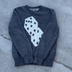 Dice Mohair Sweater Stussy | Grailed