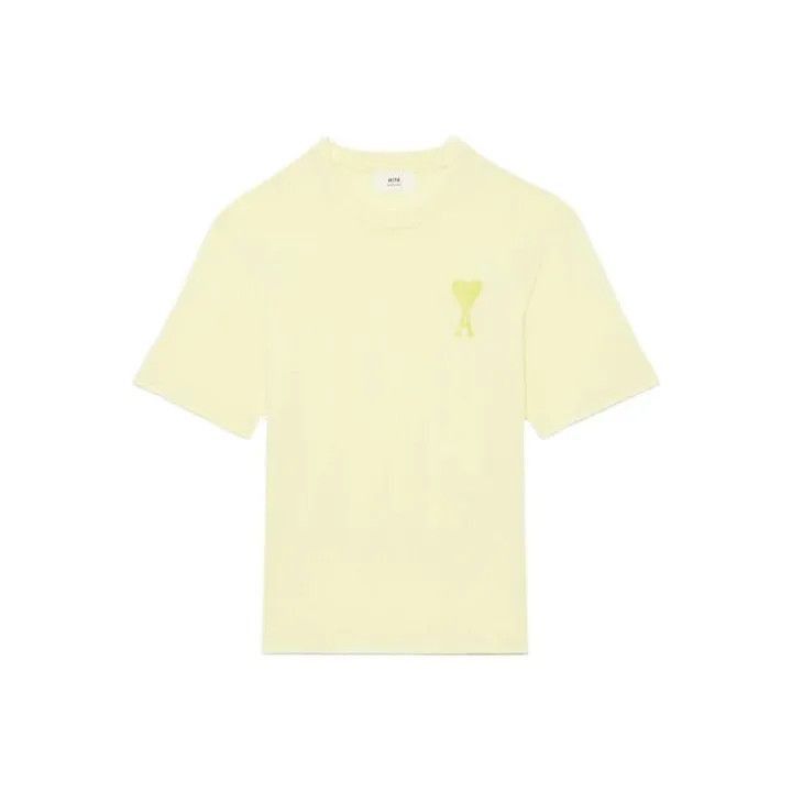 AMI AMIPARIS SS22 Candy Color Heart Logo T-Shirt -2507 Size US XL / EU 56 / 4 - 1 Thumbnail