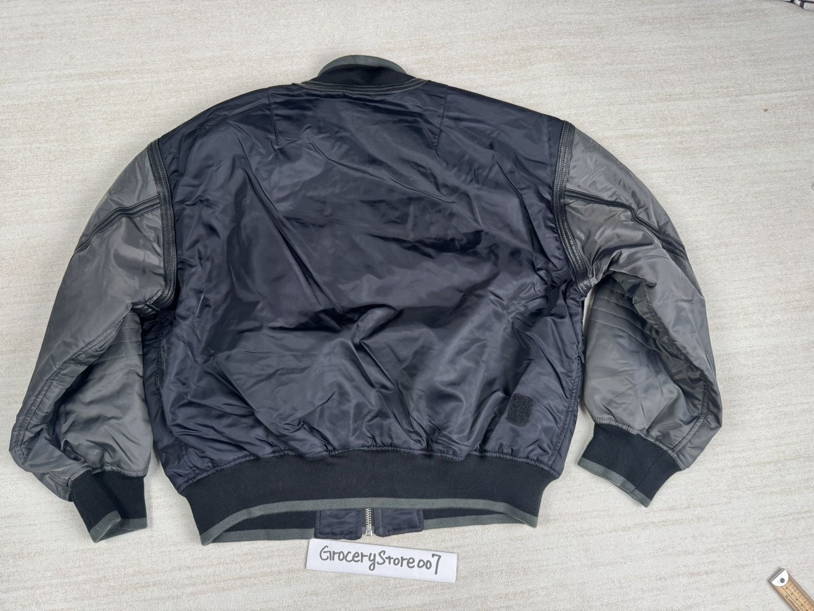 PHINGERIN Trim leather bomber jacket Size US L / EU 52-54 / 3 - 7 Thumbnail
