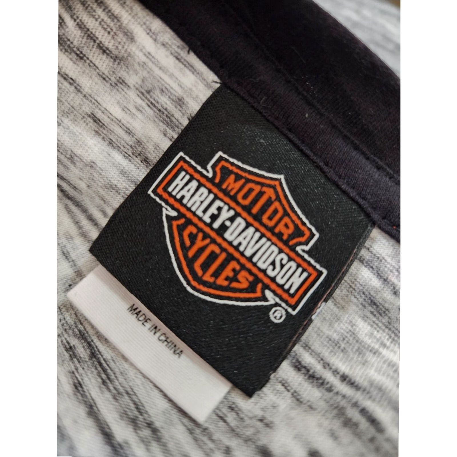 Harley Davidson Harley Davidson Women's Gray V Neck T Shirt L Screamin Eagle Rhinestones Biker Size L / US 10 / IT 46 - 5 Thumbnail
