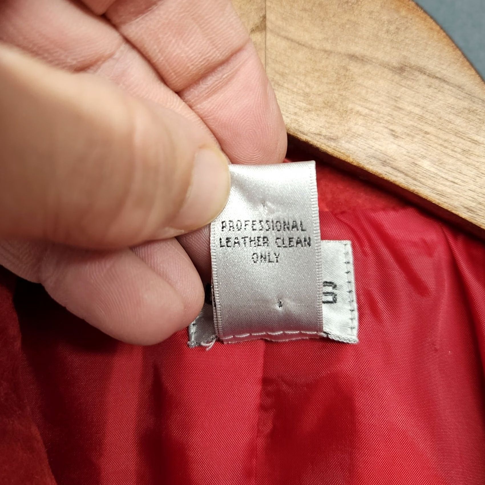 Vintage VINTAGE Chico's Jacket Womens Size S US Small Red Suede Leather Jacket Zip Long Sleeve Fall Winter Women Vintage Y2K Size S / US 4 / IT 40 - 4 Thumbnail