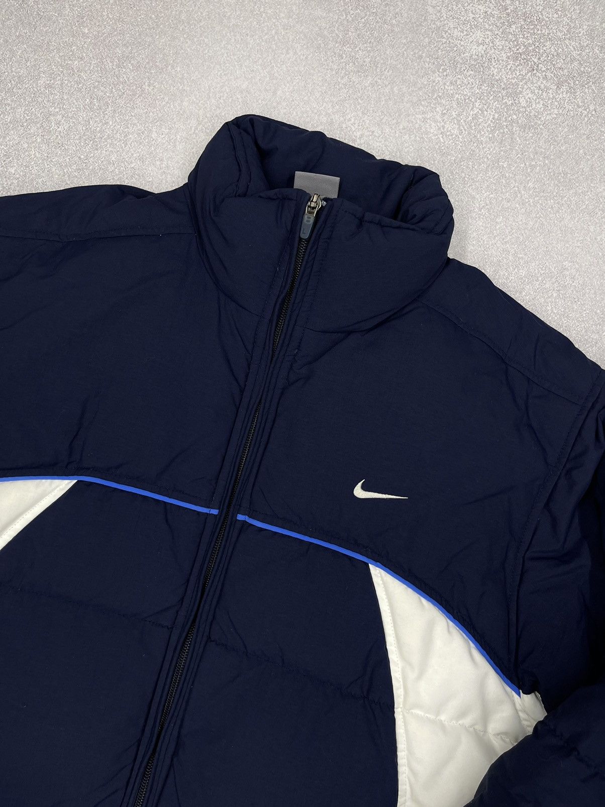 Nike Vintage Nike Nylon Down Jacket Big Logo Swoosh Y2K ACG TN Size US M / EU 48-50 / 2 - 4 Thumbnail