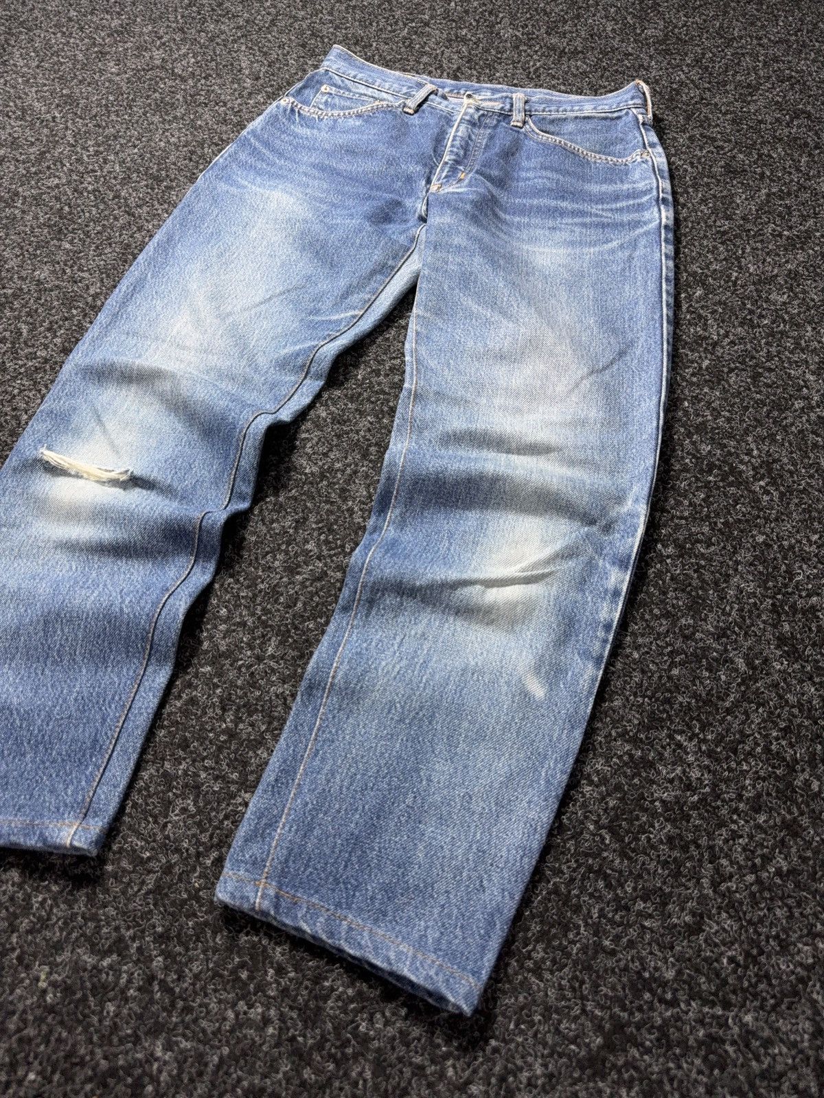 Edwin Vintage 90s Retro Edwin Japan Faded Wash Straight Jeans Y2K Size US 30 / EU 46 - 3 Thumbnail