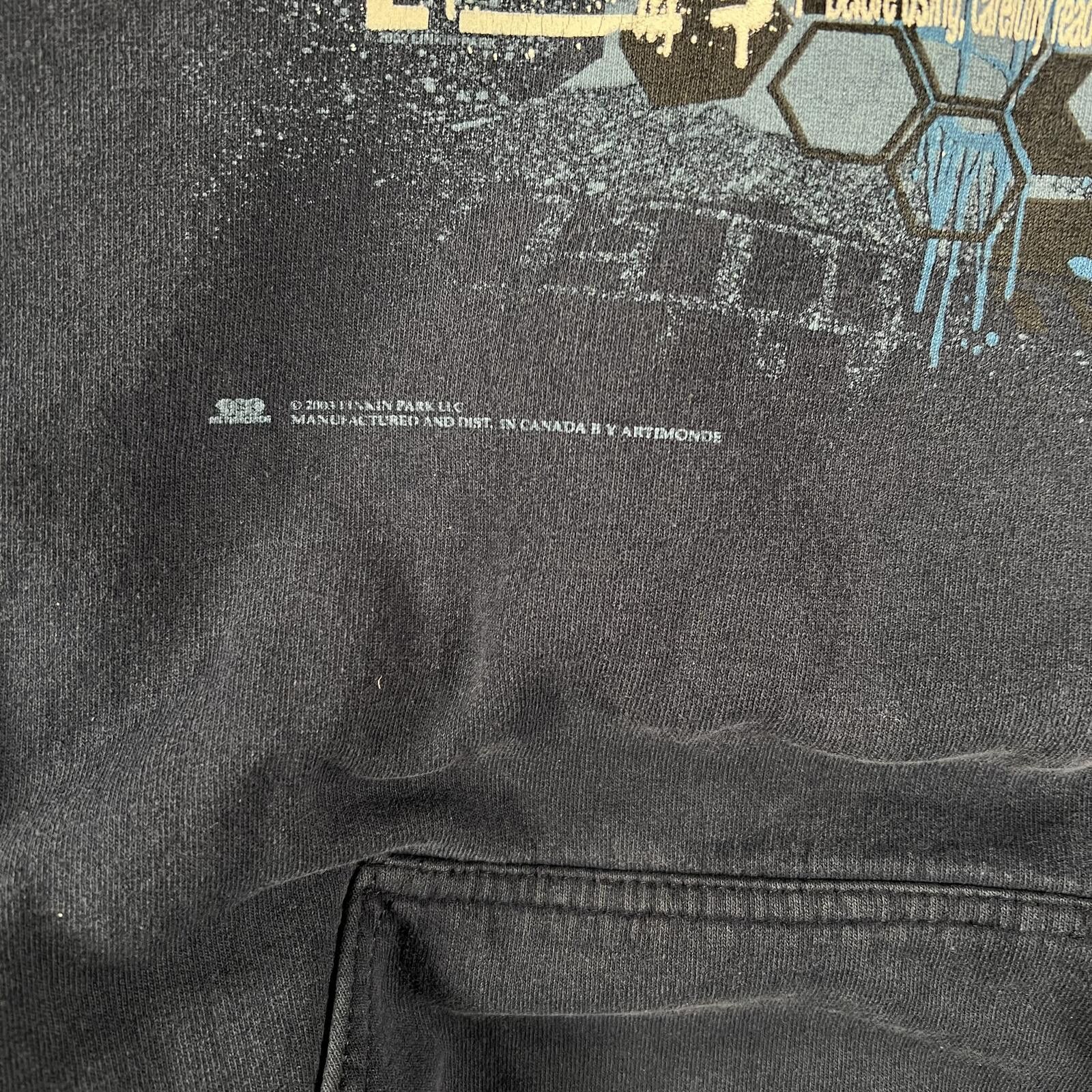 Brockum Vintage 2003 Linkin Park Meteor Officially Licensed Hoodie Size US XL / EU 56 / 4 - 7 Thumbnail