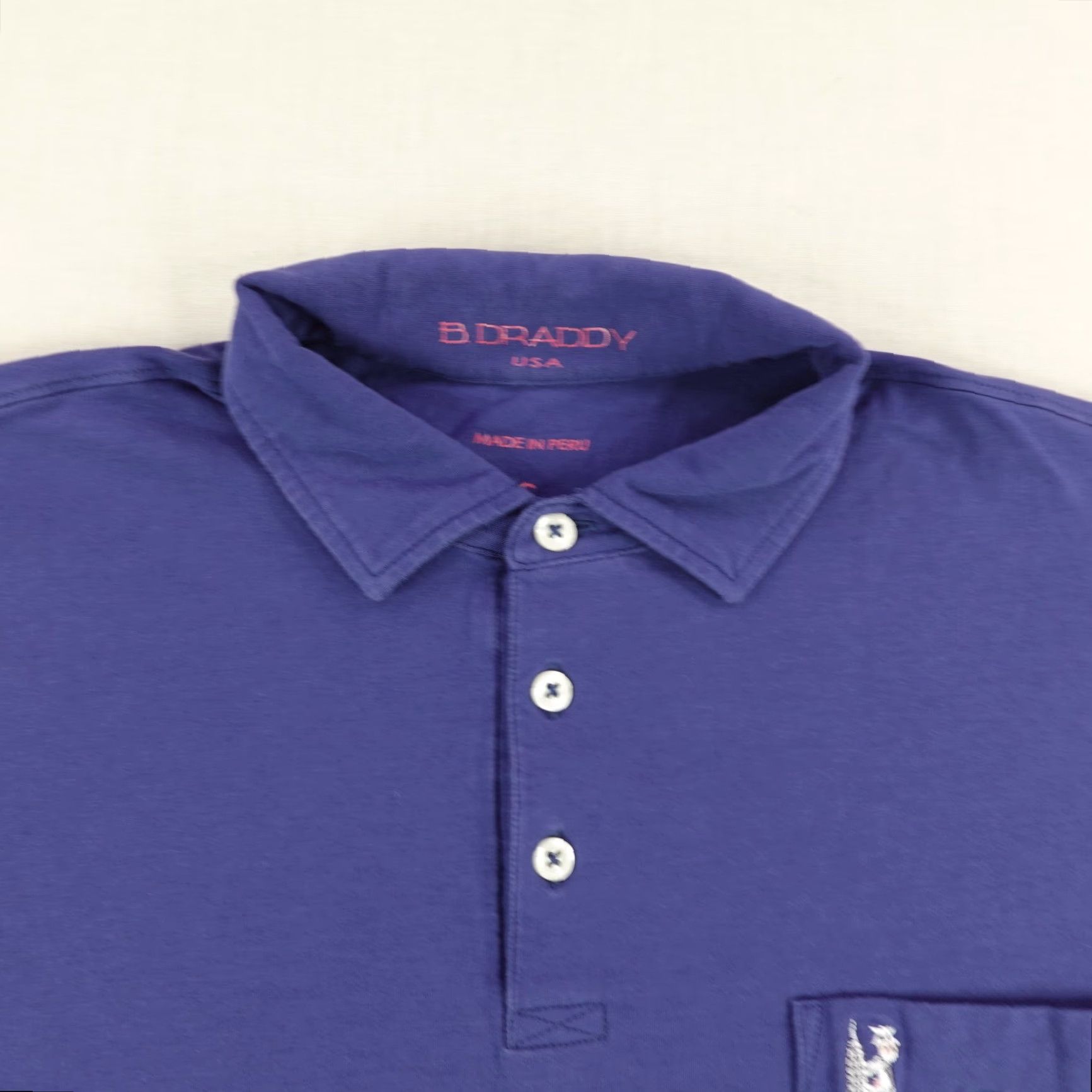 Vintage VINTAGE B Draddy Polo Shirt Mens Small Blue Performance Golf Activewear Size US S / EU 44-46 / 1 - 2 Thumbnail