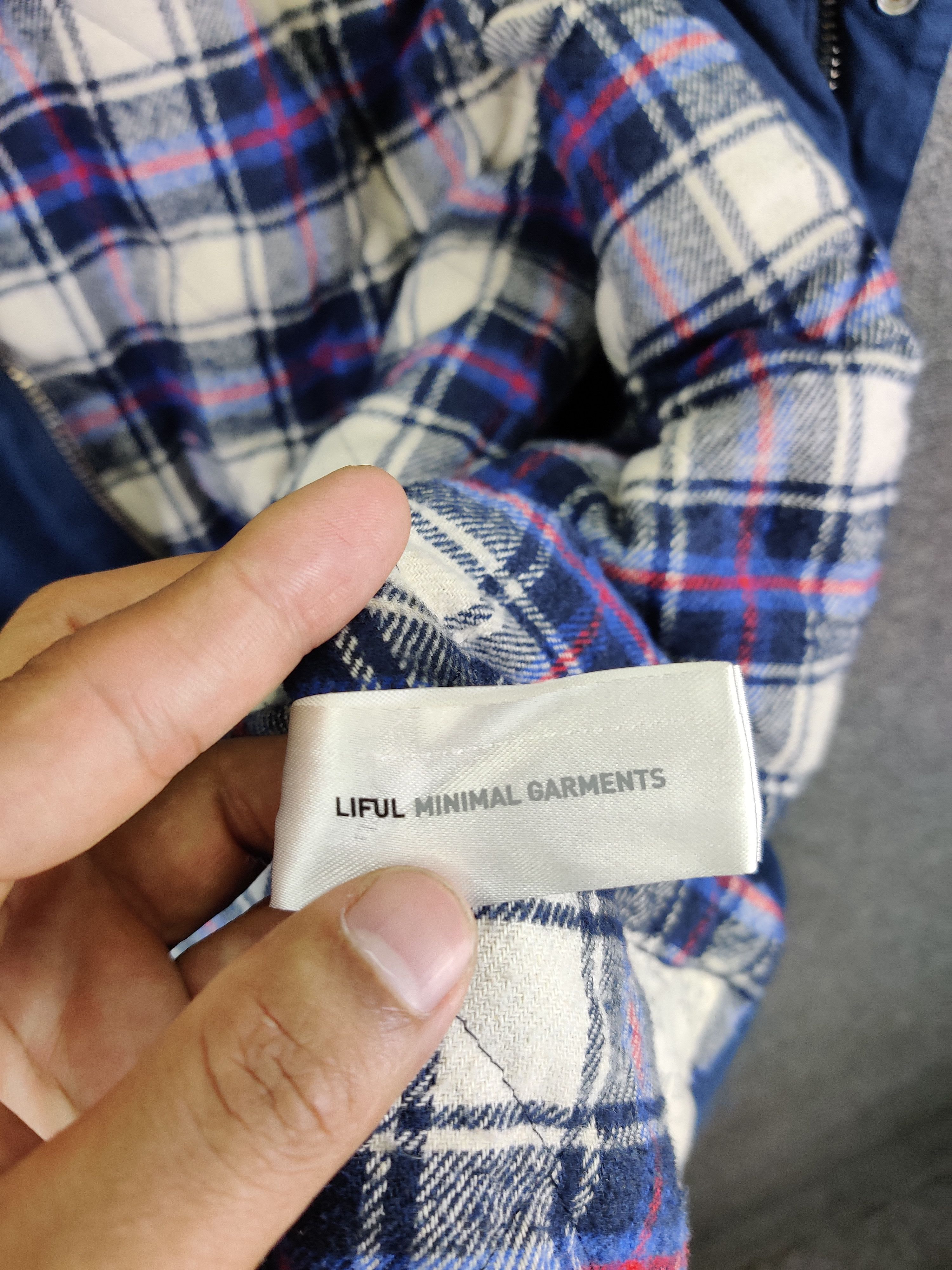 LIFUL MINIMAL GARMENTS Vintage LIFUL MINIMAL GARMENTS Lined Plaid Field Jacket Size US M / EU 48-50 / 2 - 14 Thumbnail