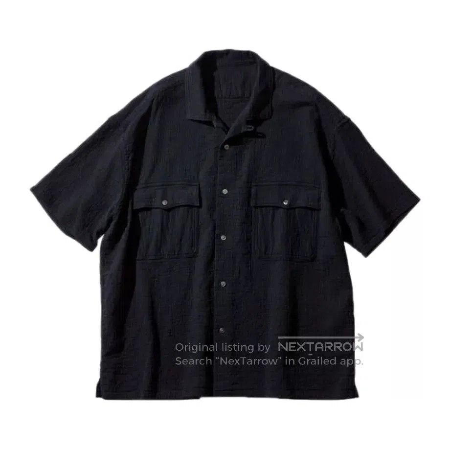 Porter Classic Porter Classic Sashiko Black Short Sleeve. Size US M / EU 48-50 / 2 - 6 Thumbnail
