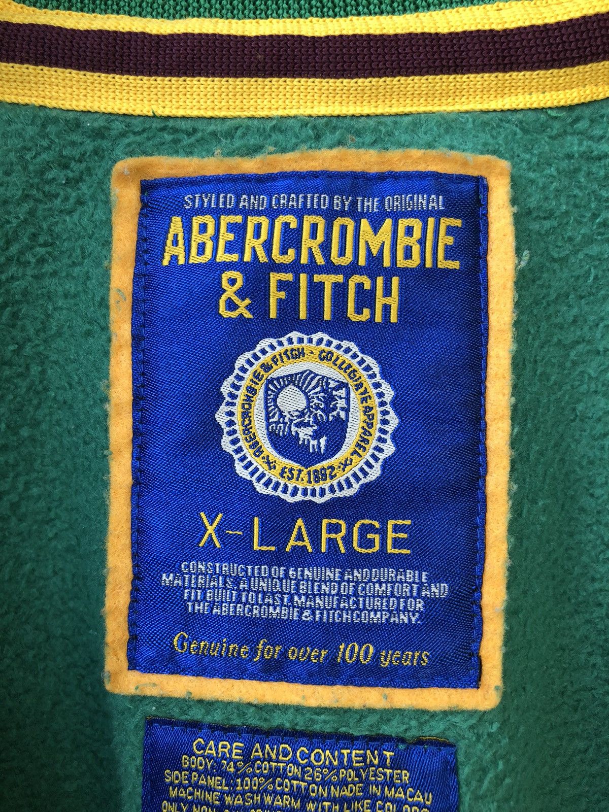 Abercrombie & Fitch Abercrombie & Fitch Style Look Of Gangsta Masta Rasta Mania Size US XL / EU 56 / 4 - 14 Thumbnail