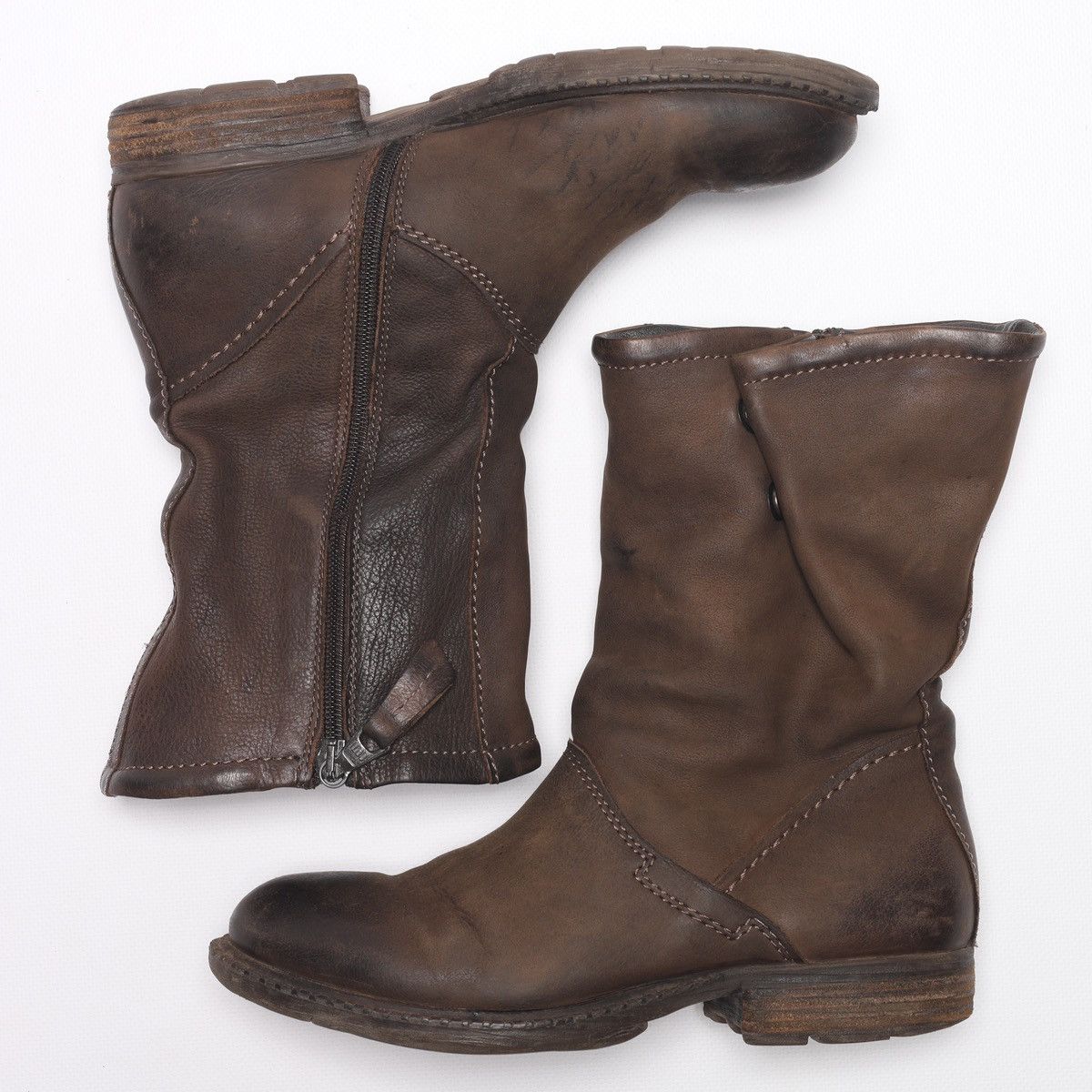 A.S.98 AS 98 A.S.98 Airstep Brown Leather Boots Shoes Avantgarde Size US 6 / IT 36 - 14 Thumbnail