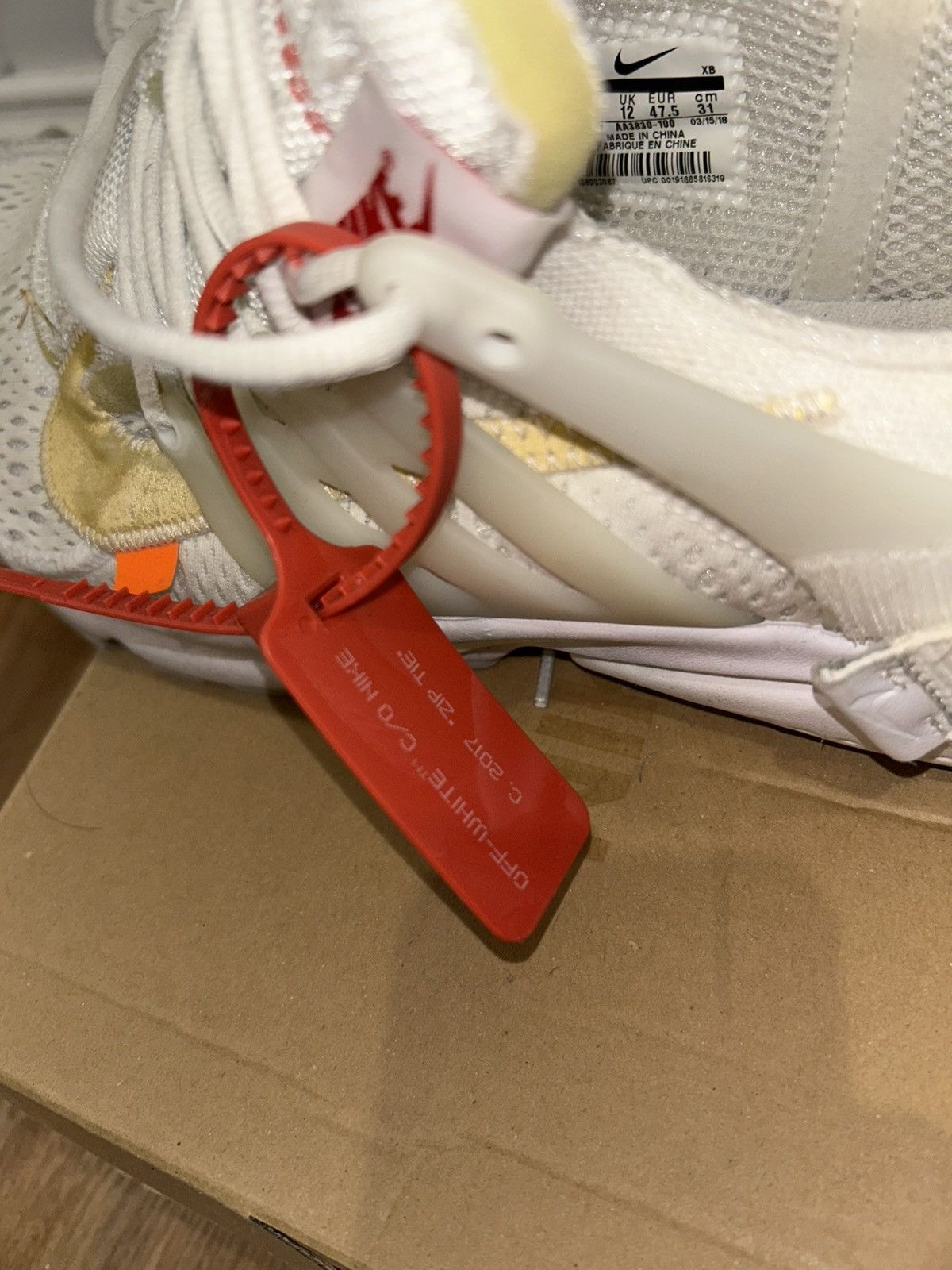 Nike Nike Air Presto Off-White (2018) Size US 13 / EU 46 - 10 Thumbnail