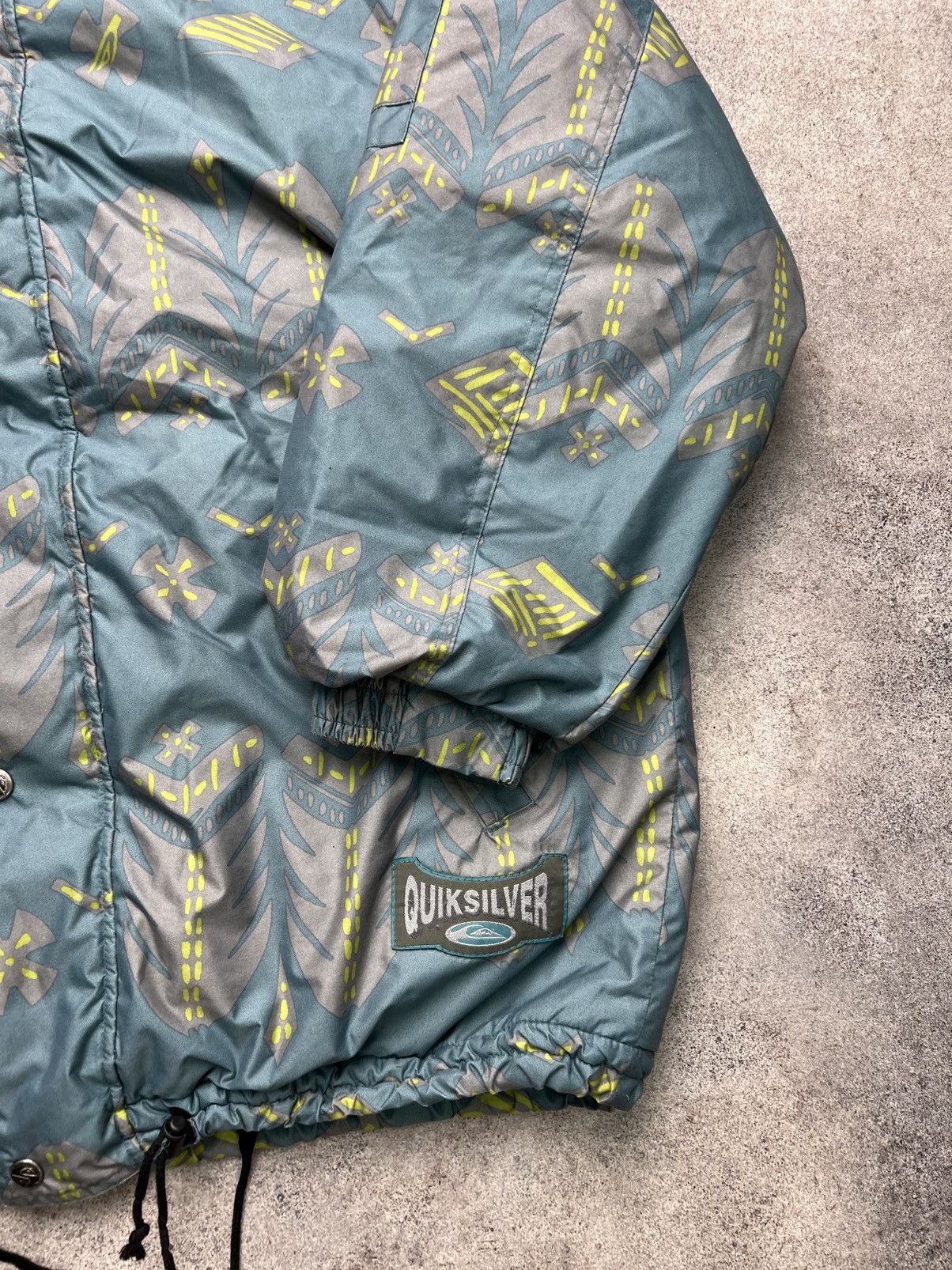 Quiksilver Quiksilver rare printed 90s vintage jacket Size US L / EU 52-54 / 3 - 4 Thumbnail